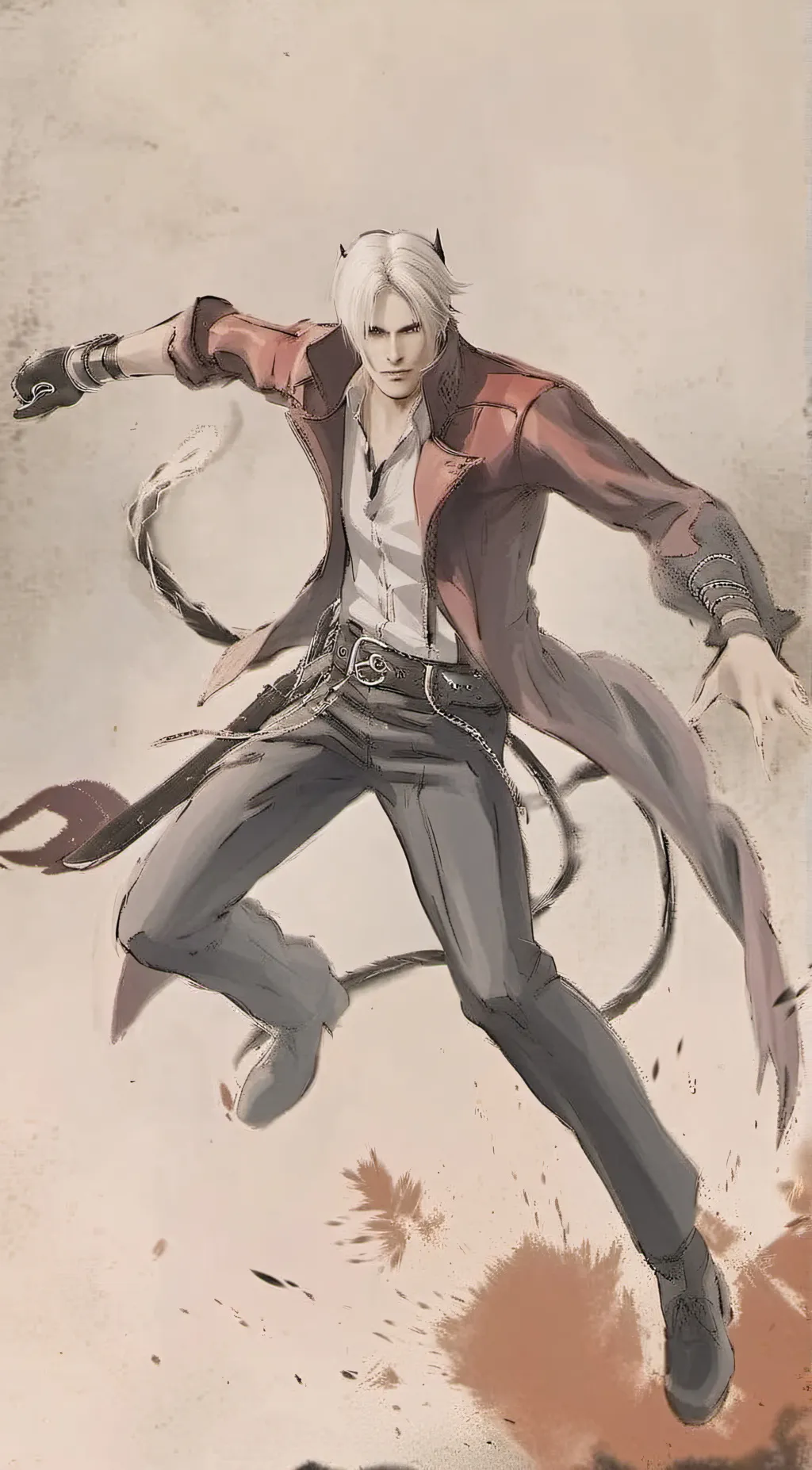 ai character: dante  background