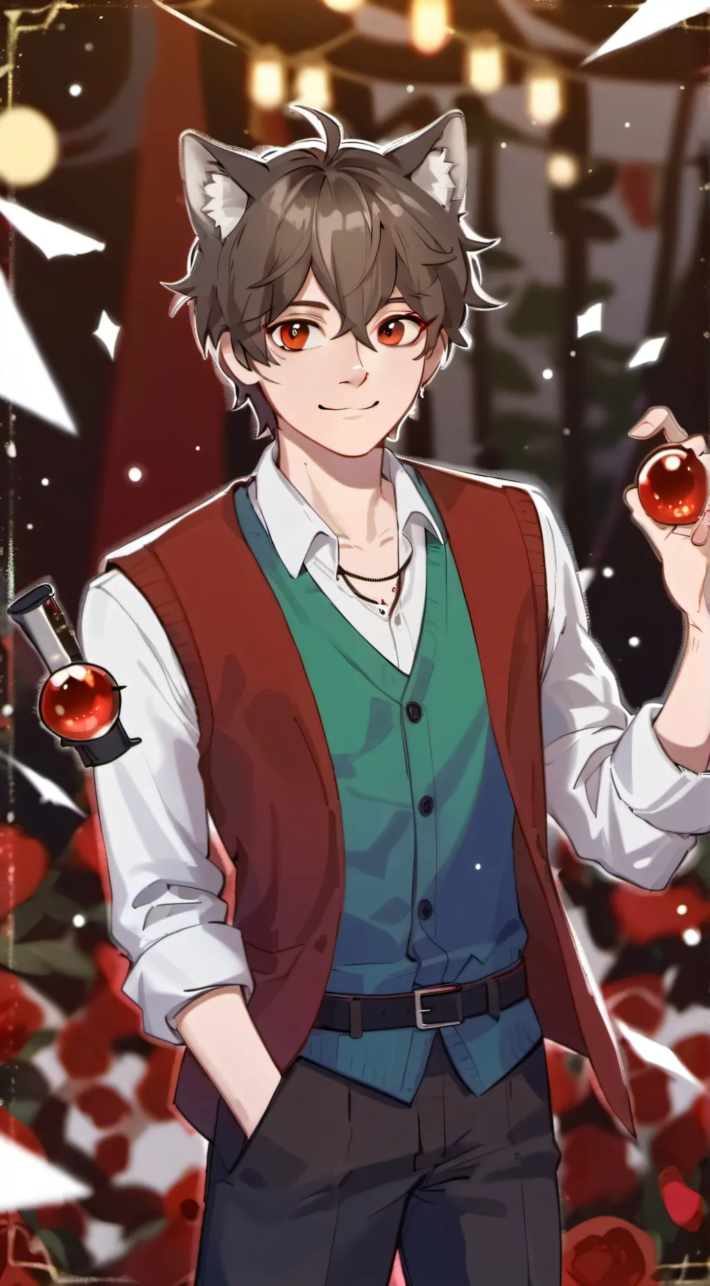 ai character: Aaron background