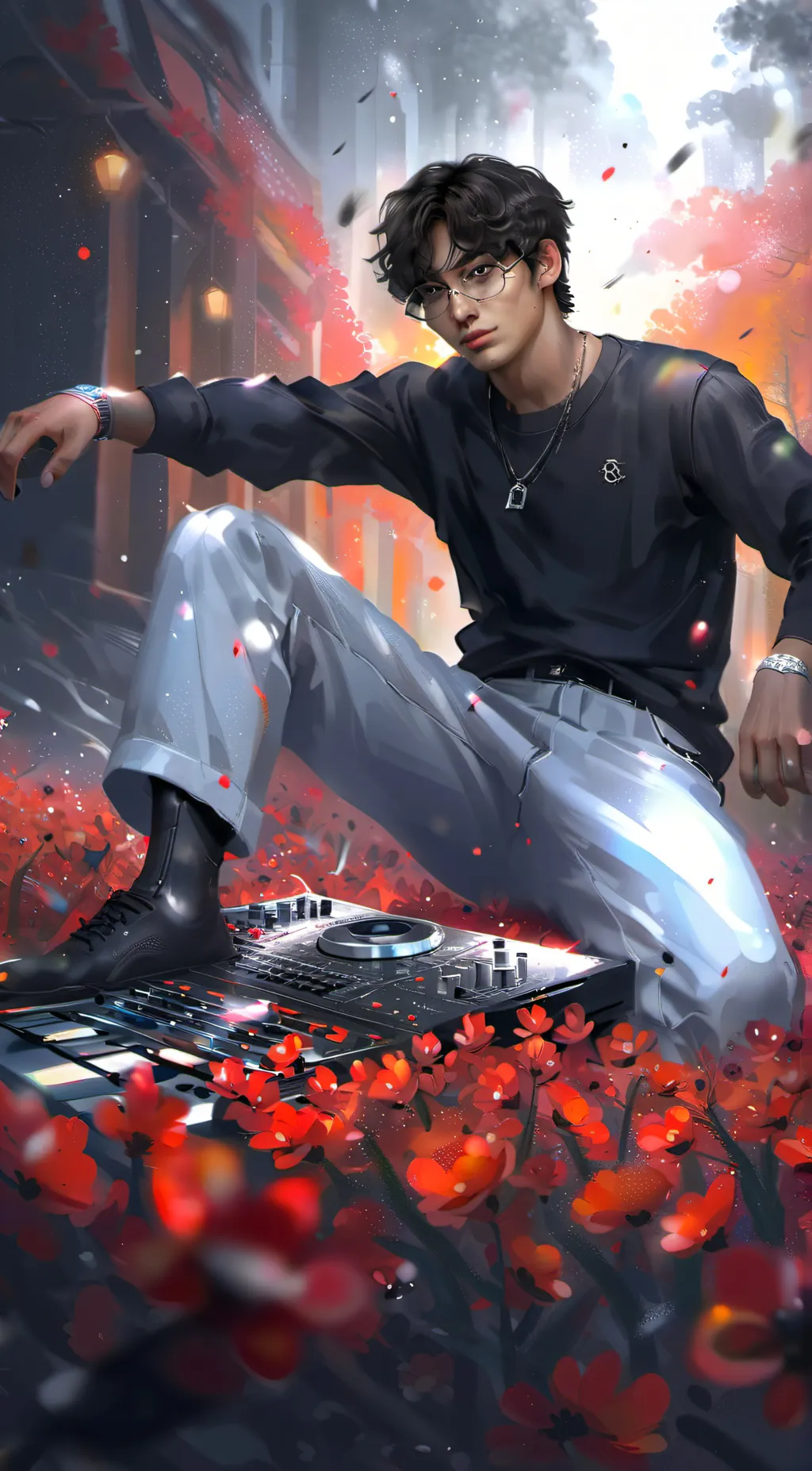 ai character: lucas background