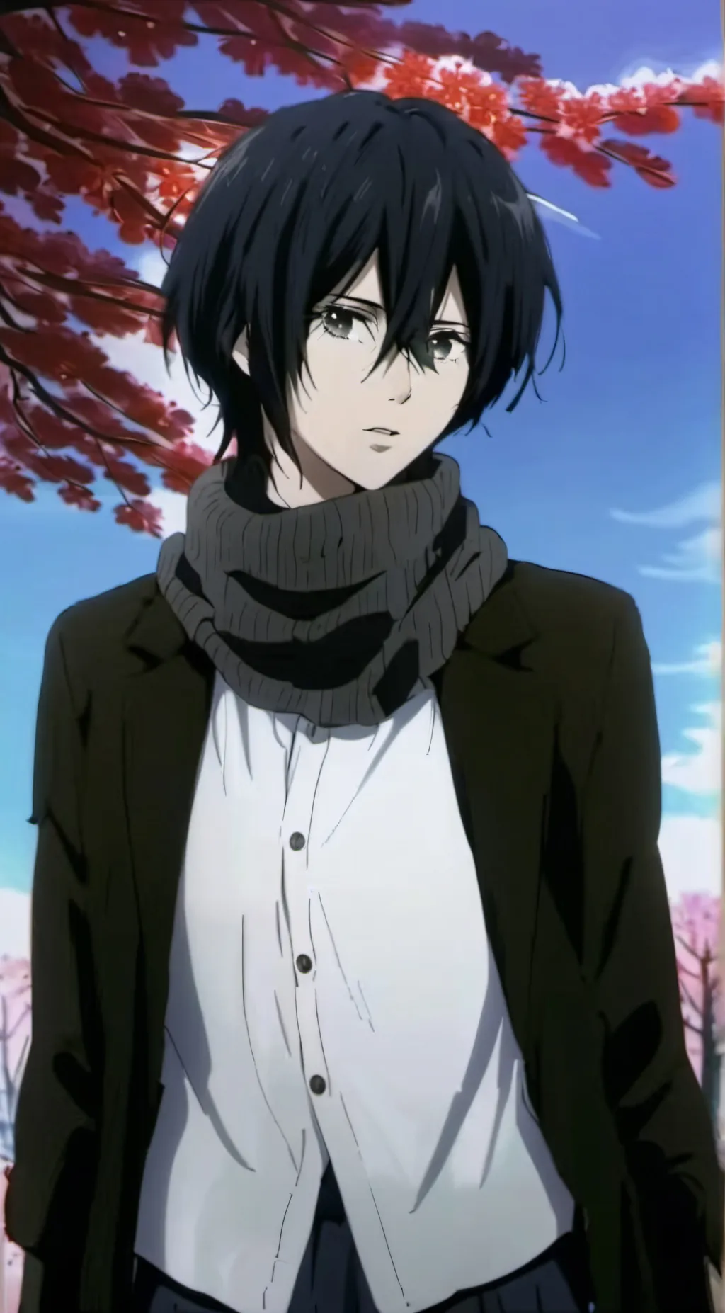 ai character: mikasa Ackerman background