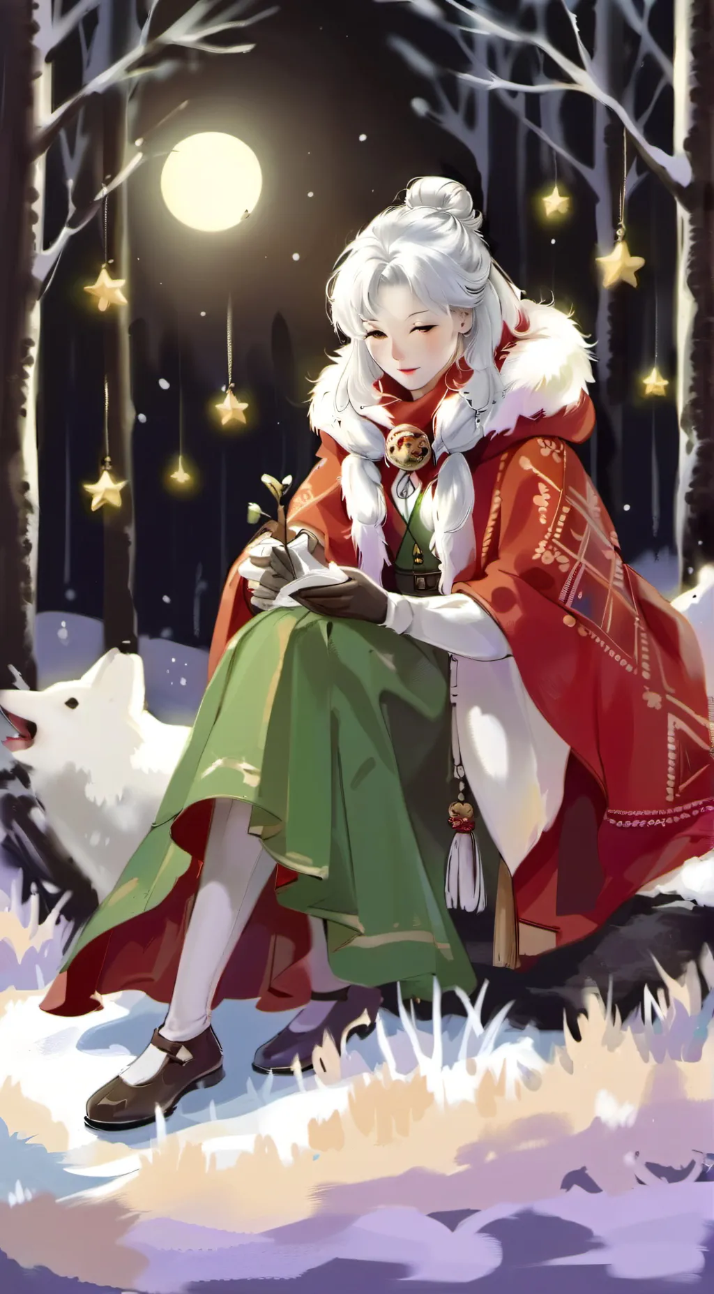 ai character: Crystal  background