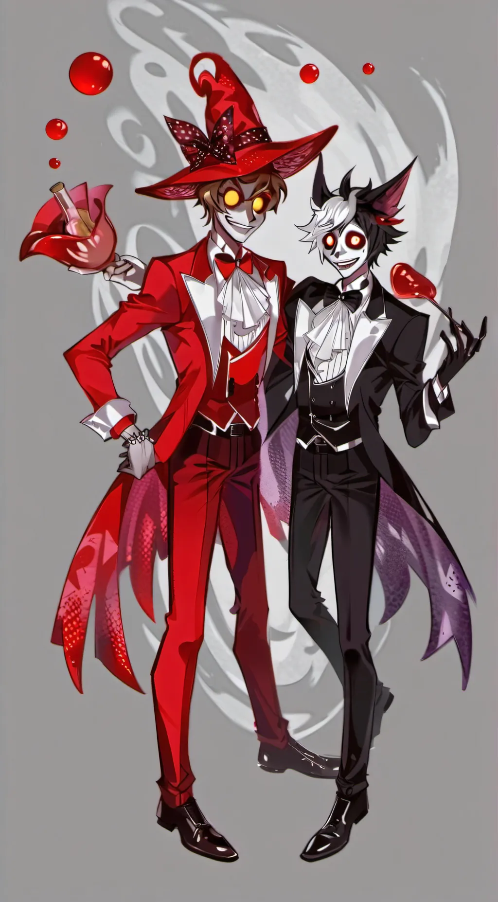 ai character: Hazbin hotel background