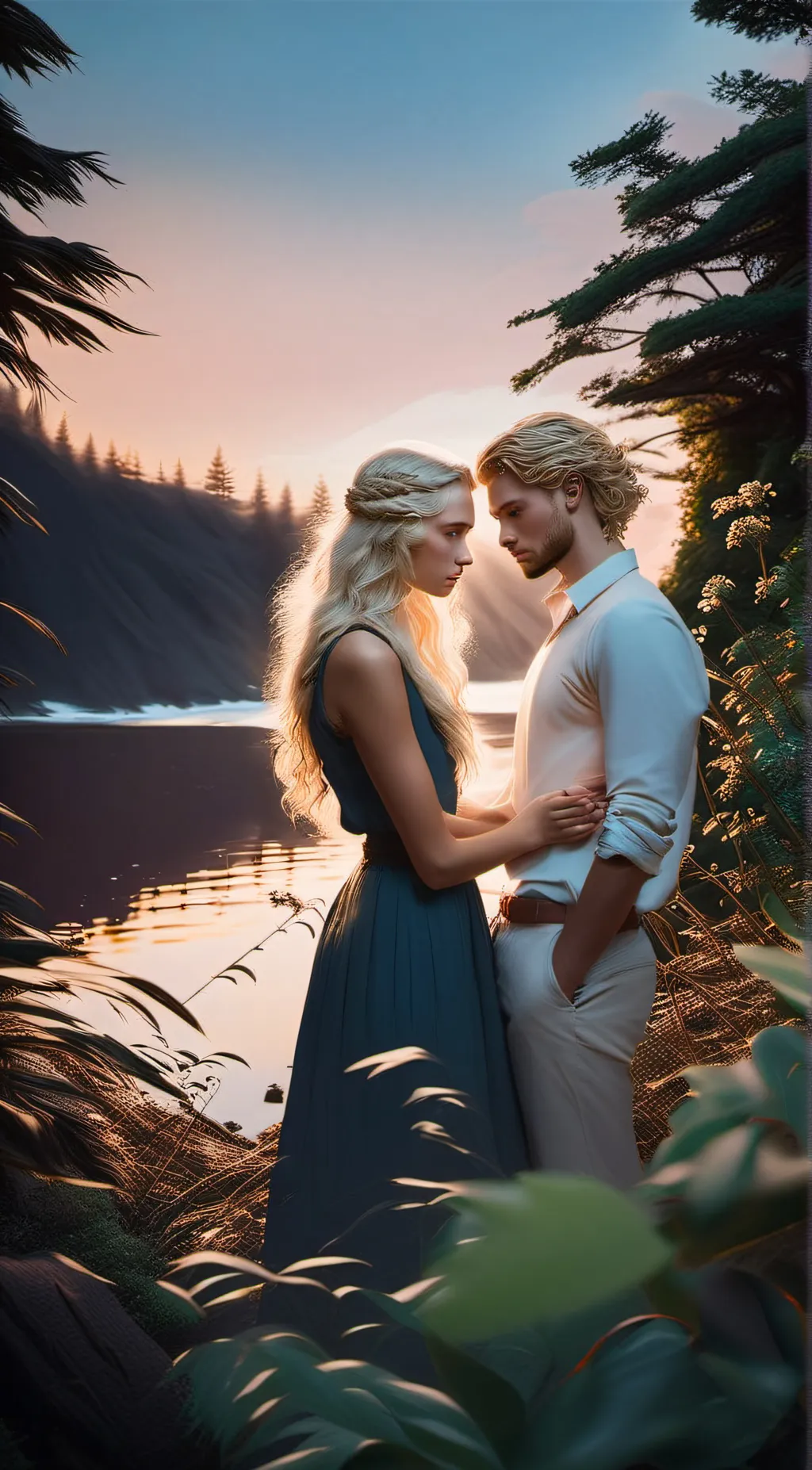 ai character: Drama Austin/Dani background