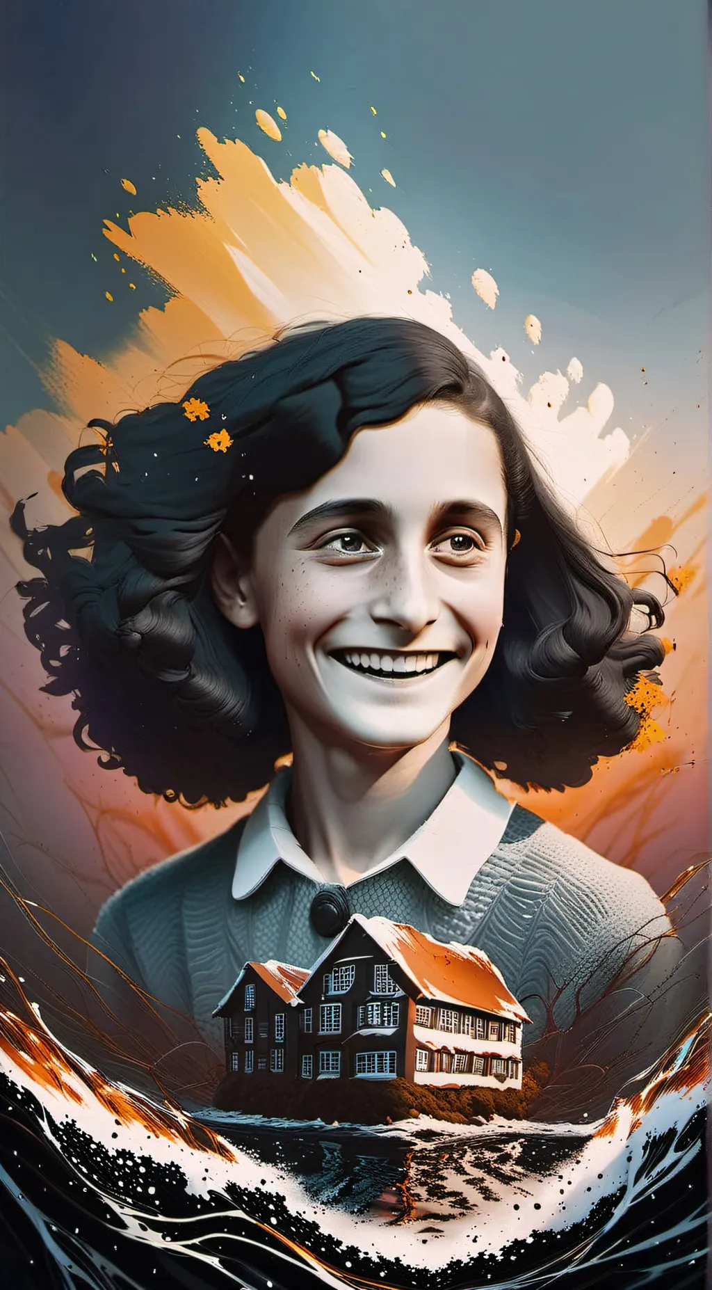 ai character: Anne frank background