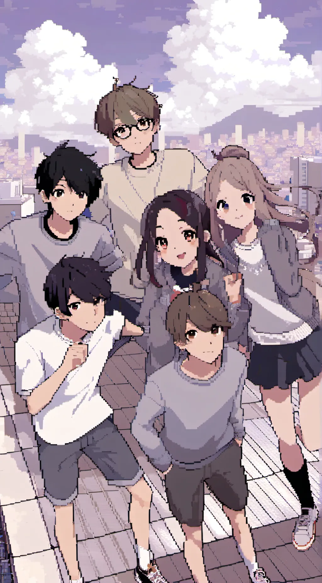 ai character: Friend Group background