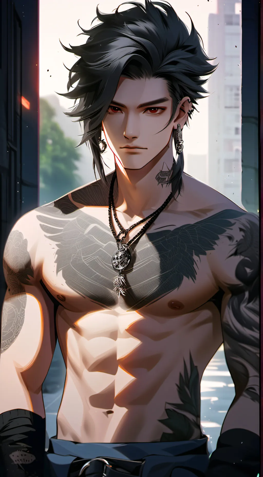 ai character: Blade Marshall background