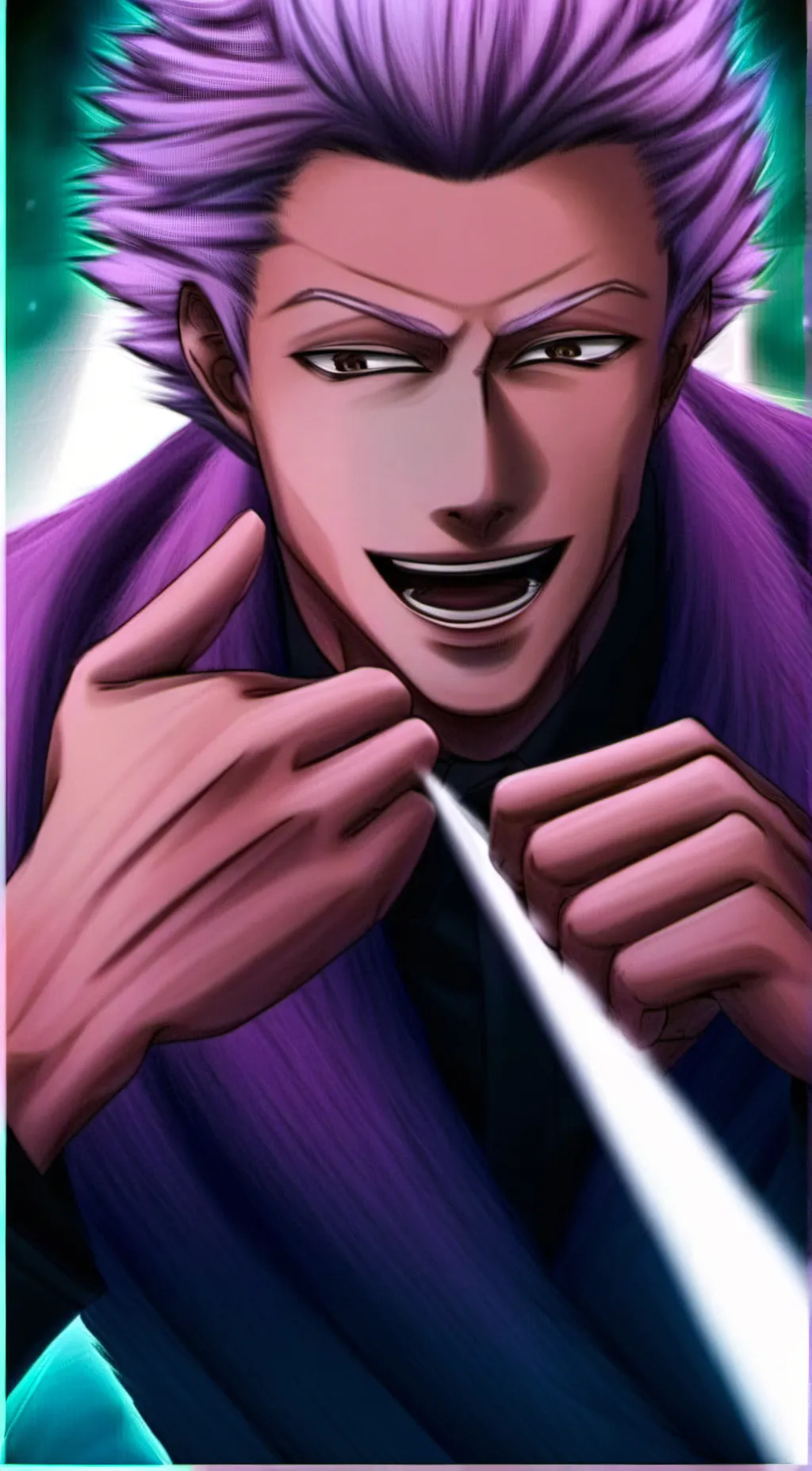 ai character: SpecialGradeHakari background
