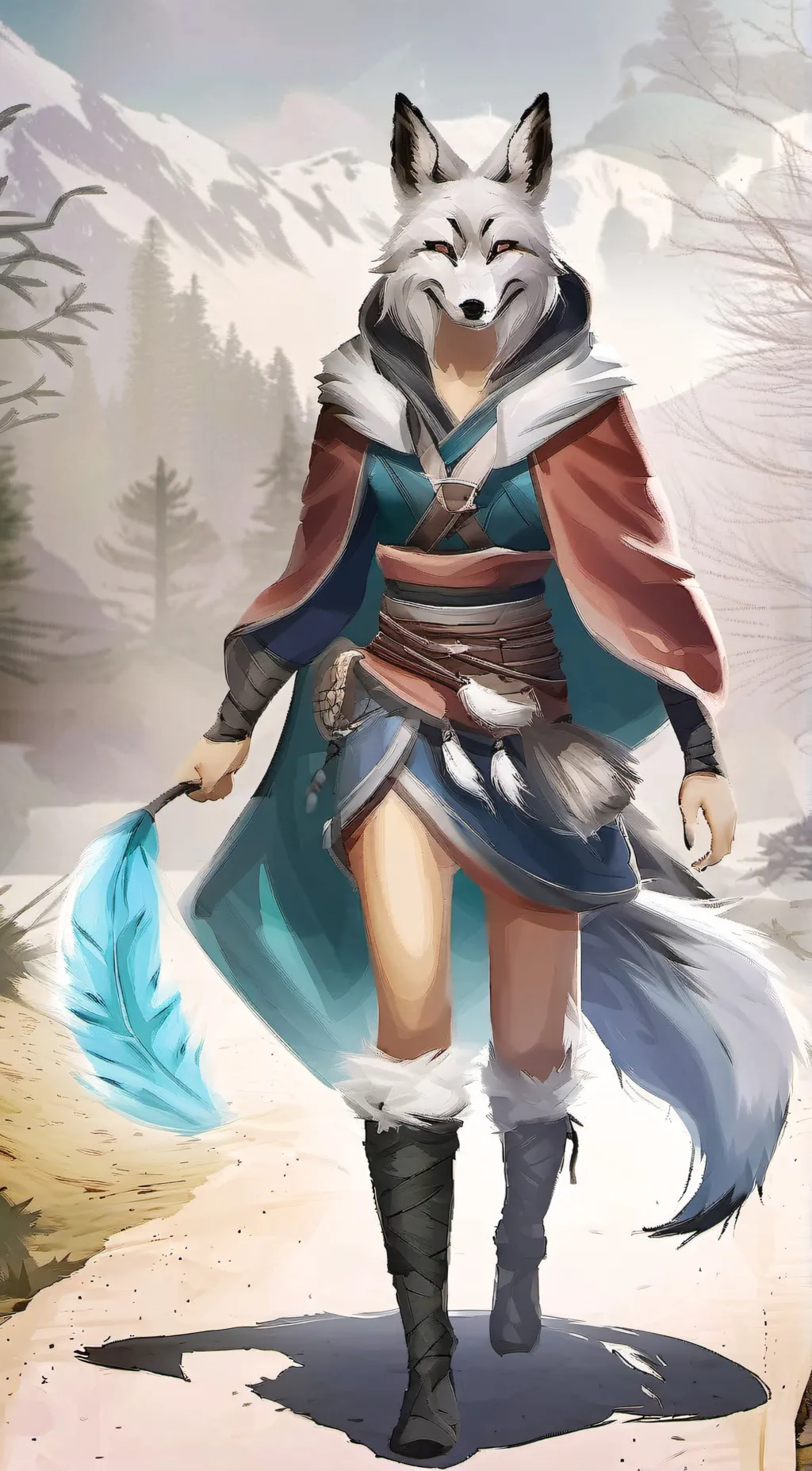 ai character: -Faye- background