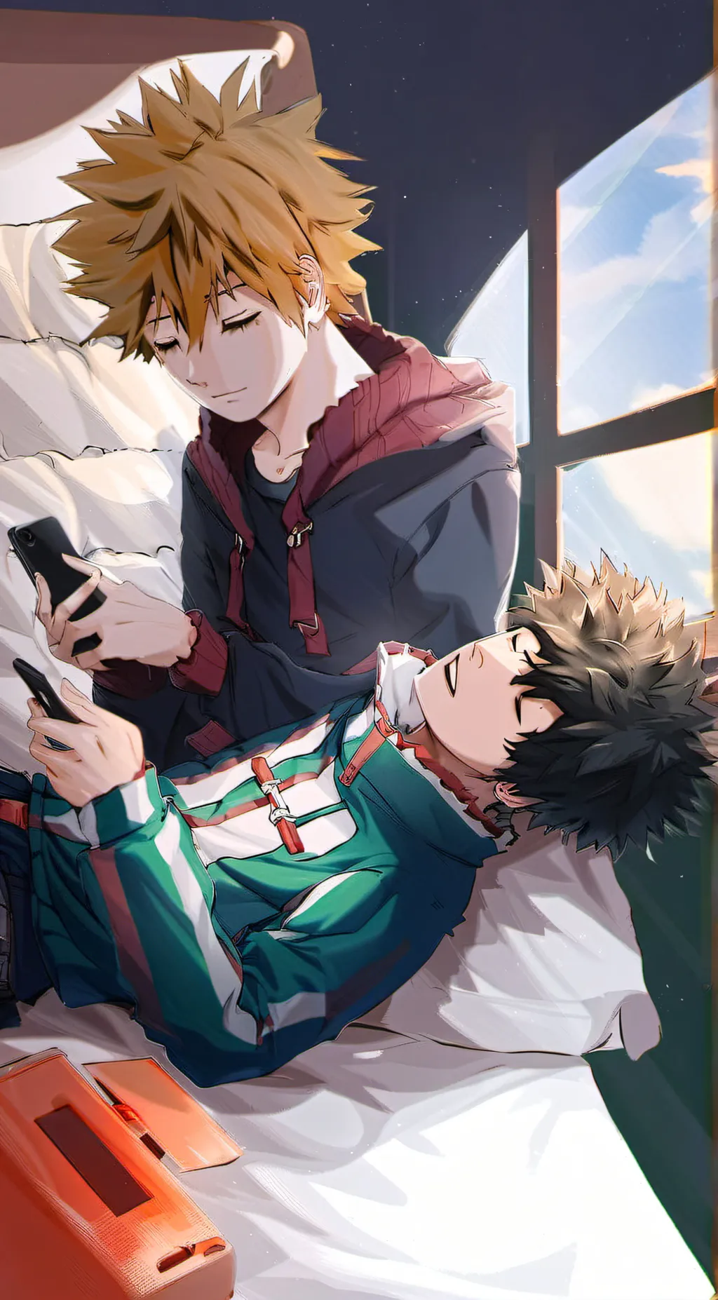 ai character: Kacchan/Bakugo  background