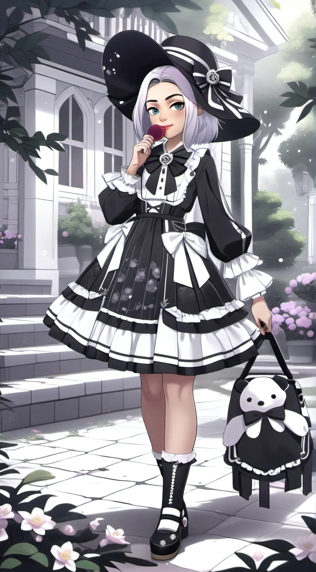ai character: heather and lala background
