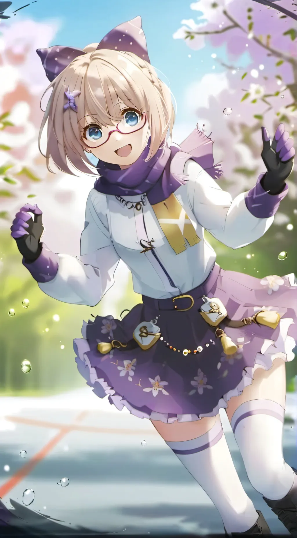 ai character: Amély  background