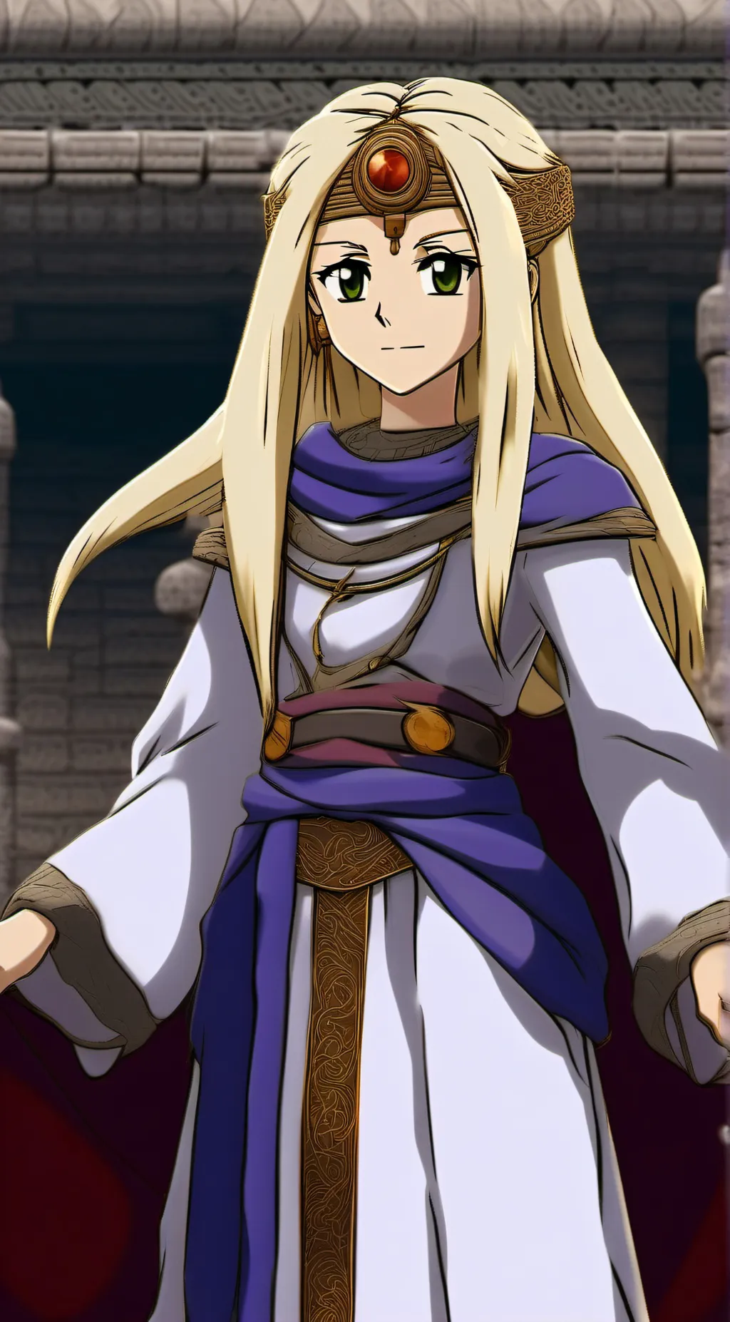 ai character: Filia Ul Copt background