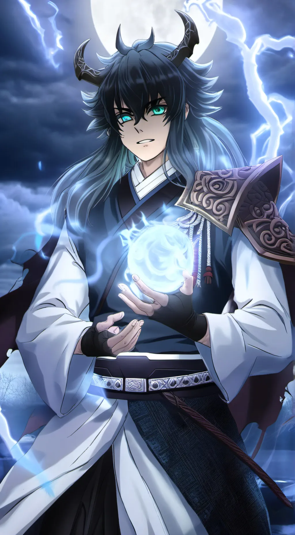 ai character: demon muchiro background