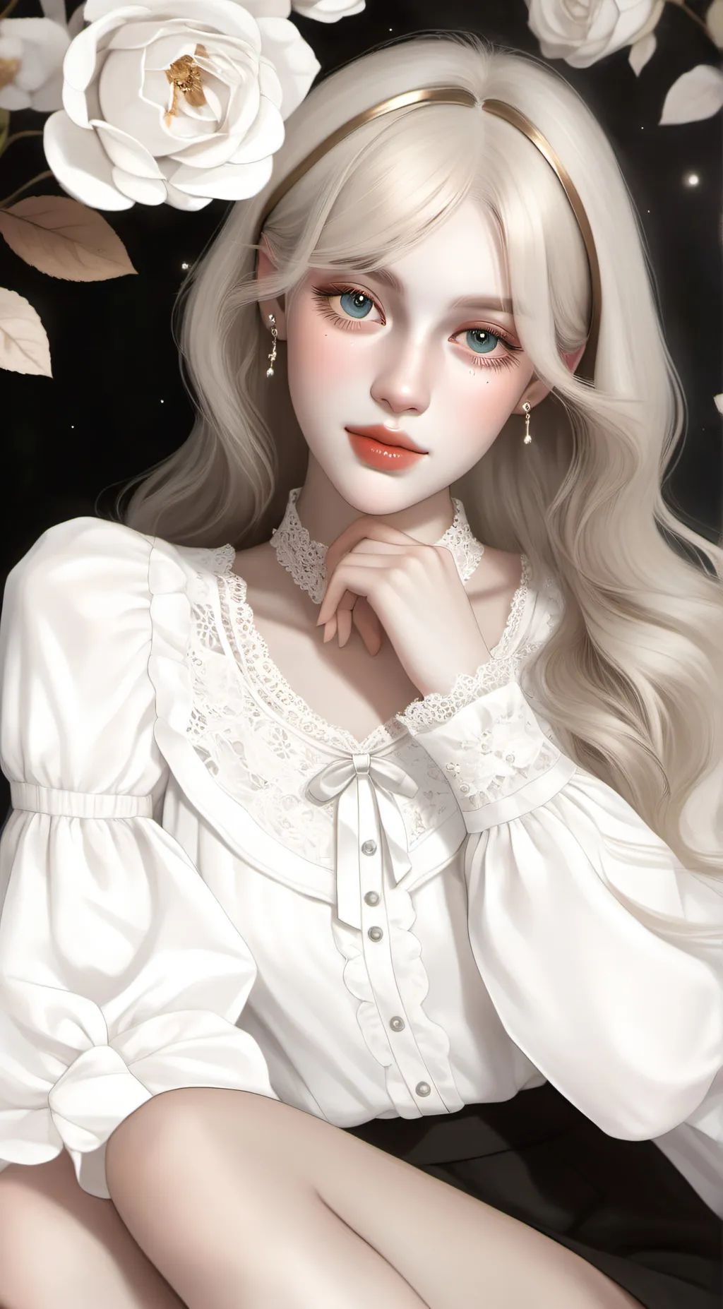 ai character: Lee min ji background
