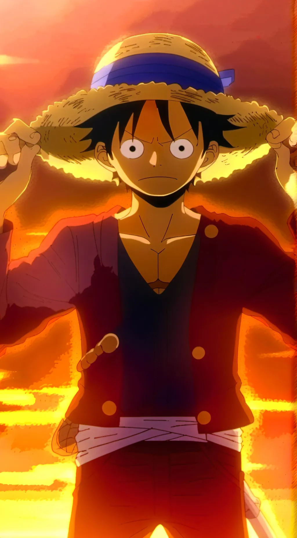 ai character: Monkey D. Luffy background