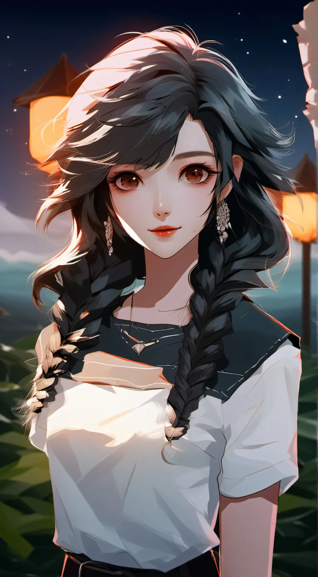 ai character: Sus girl background