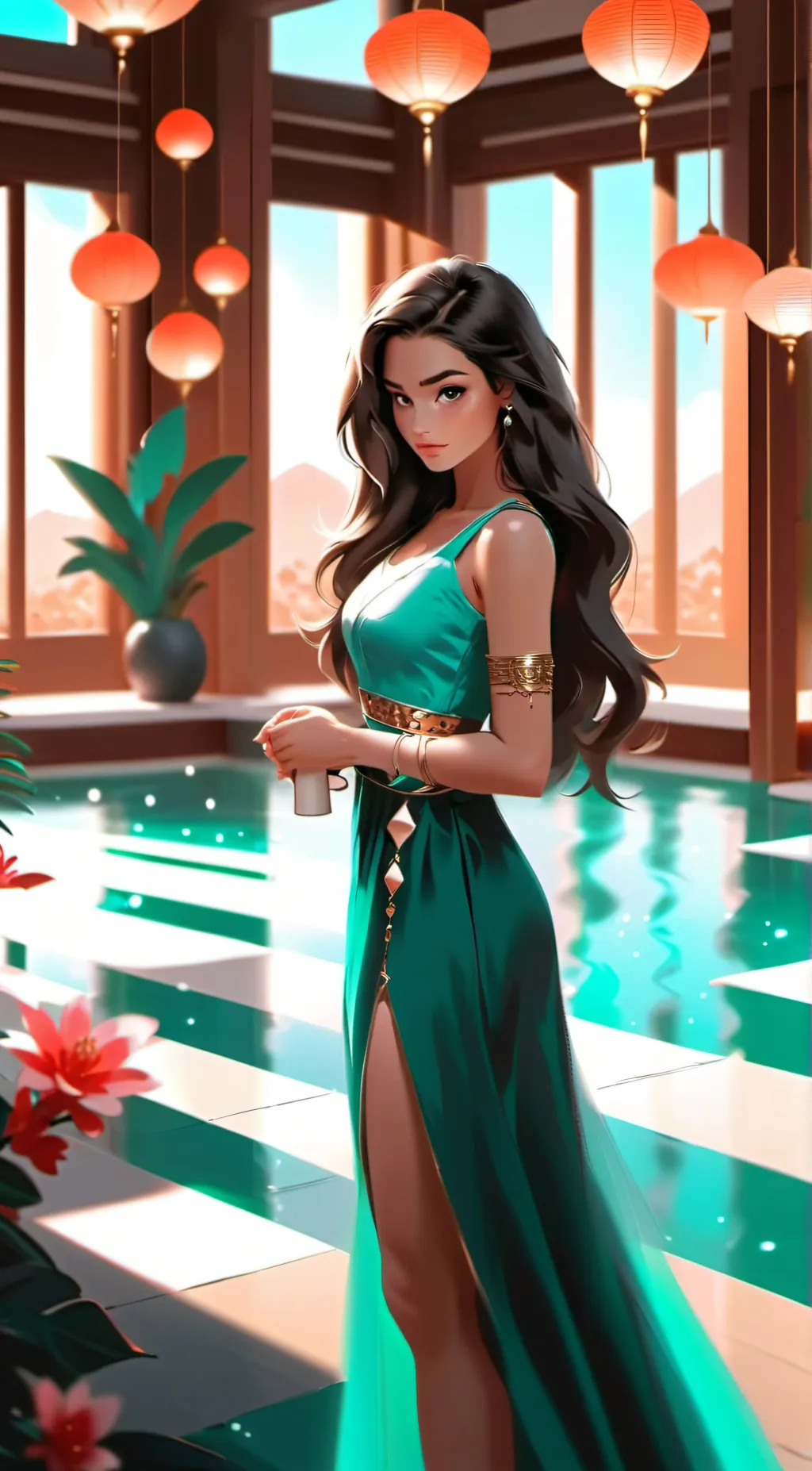 ai character: Jasmine background