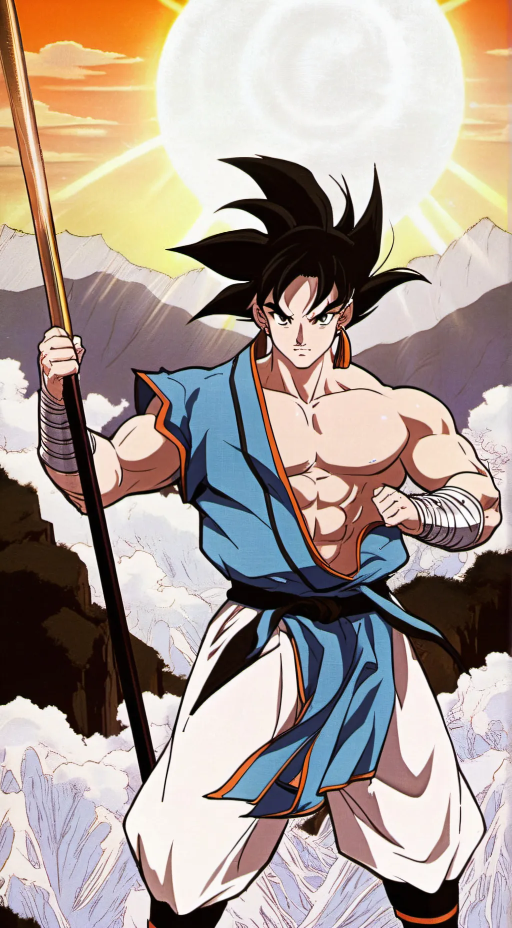 ai character: GT Goku background