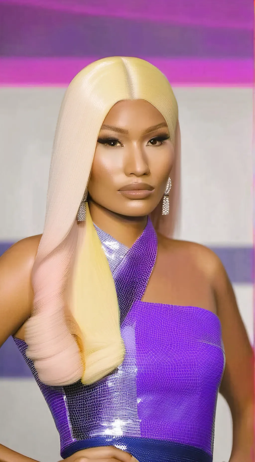 ai character: Nicki Minaj background