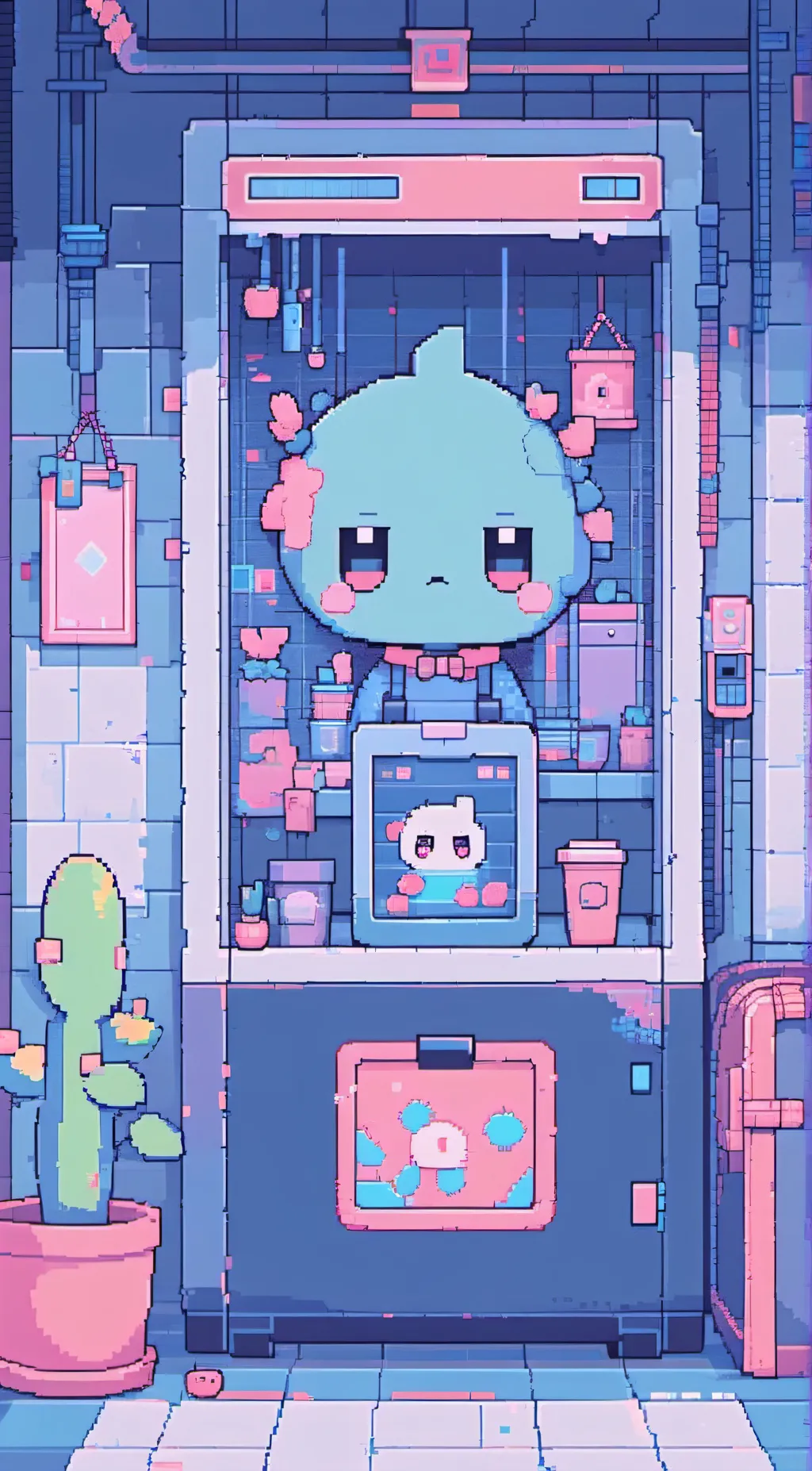 ai character: Your Tamagotchi  background