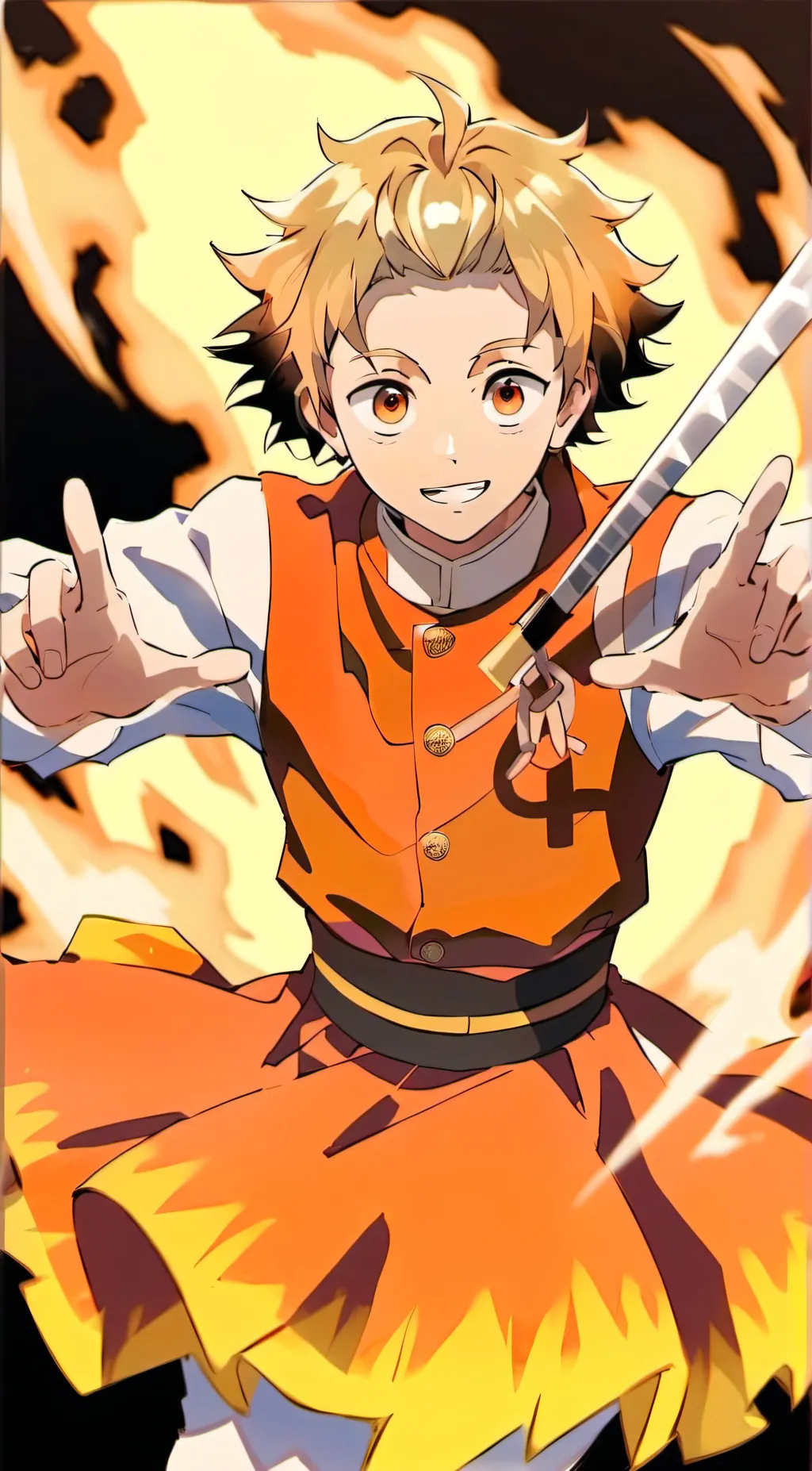 ai character: Zenitsu agatsuma background
