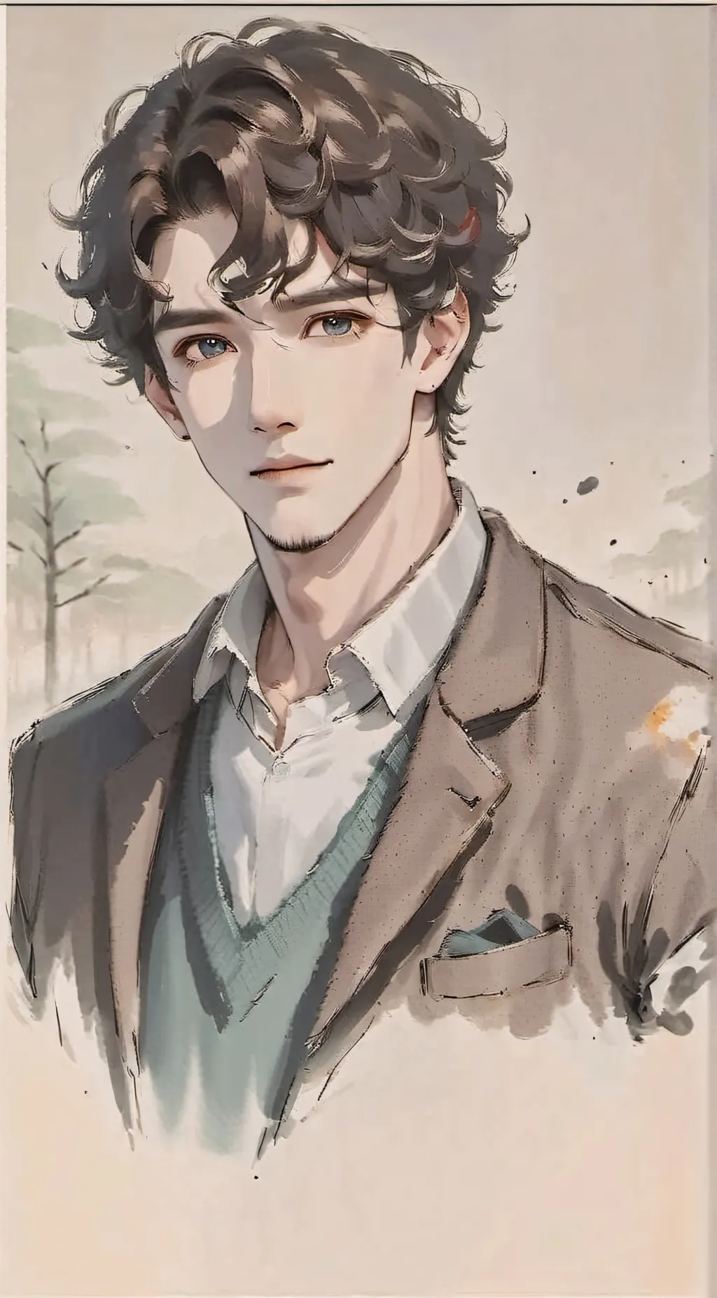 ai character: Damien background