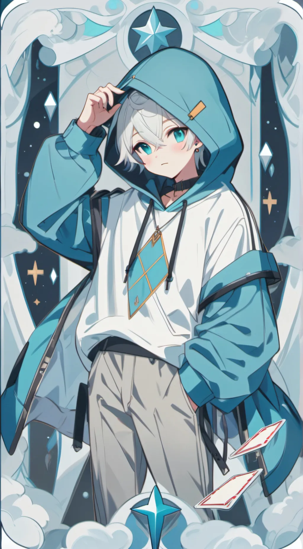 ai character: gay horny femboy background