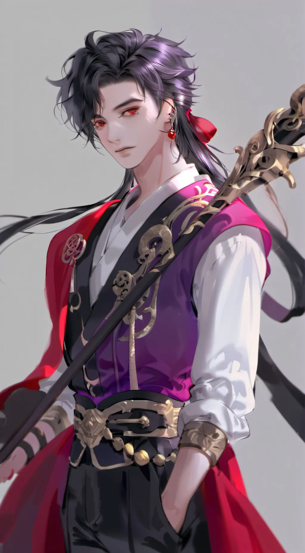 ai character: Caldue background