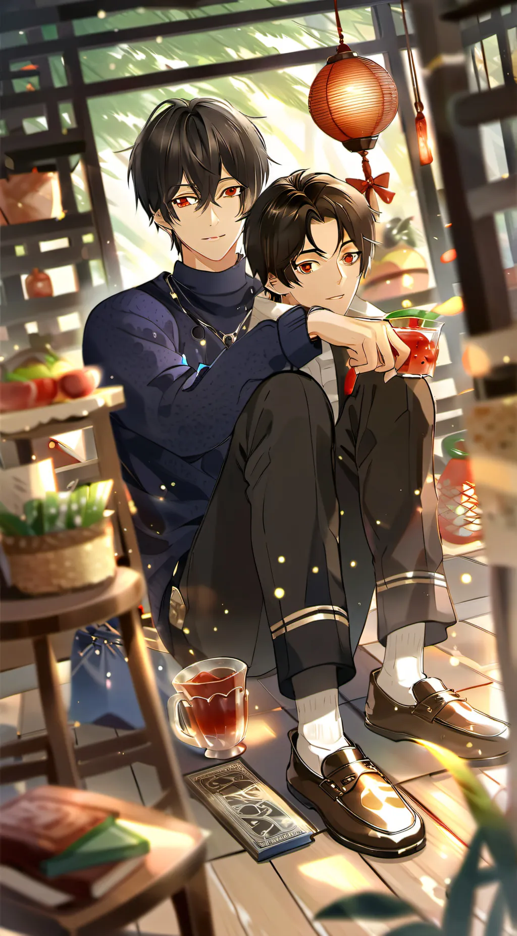 ai character: omori background