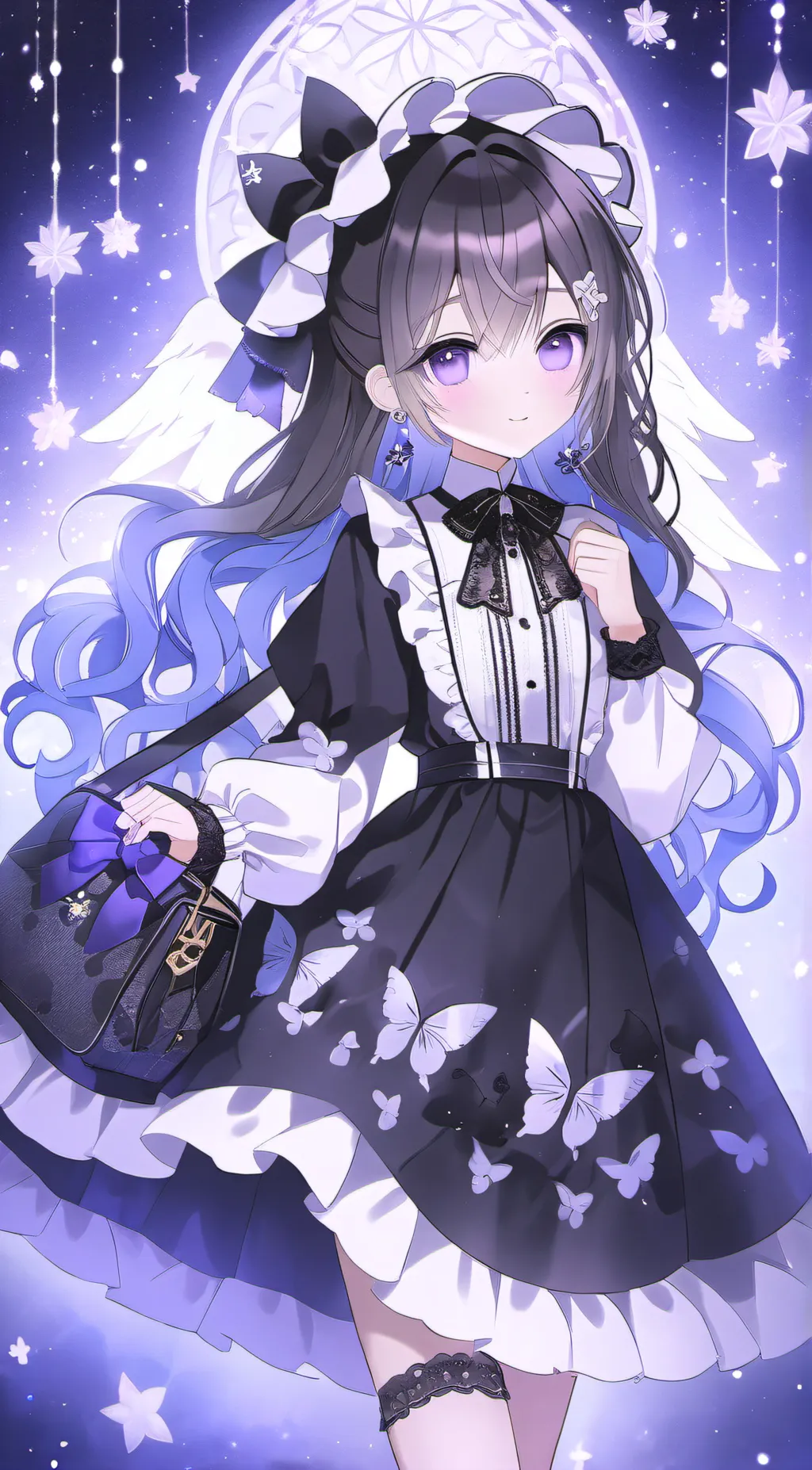 ai character: starlight background