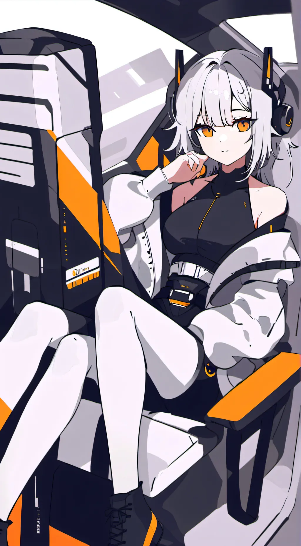 ai character: Uglay old talkie background