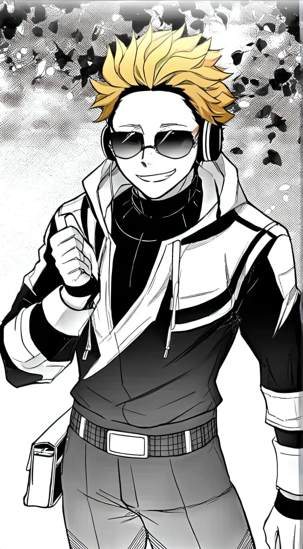 ai character: Present mic background