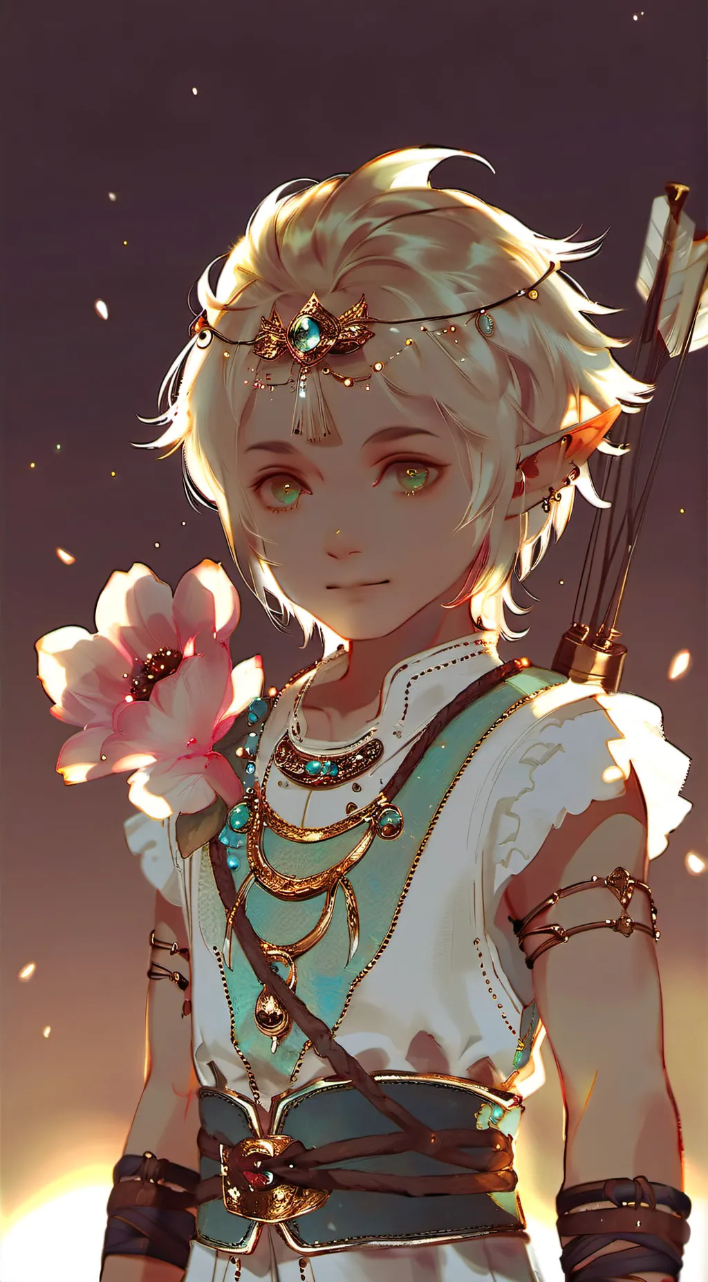 ai character: linden background