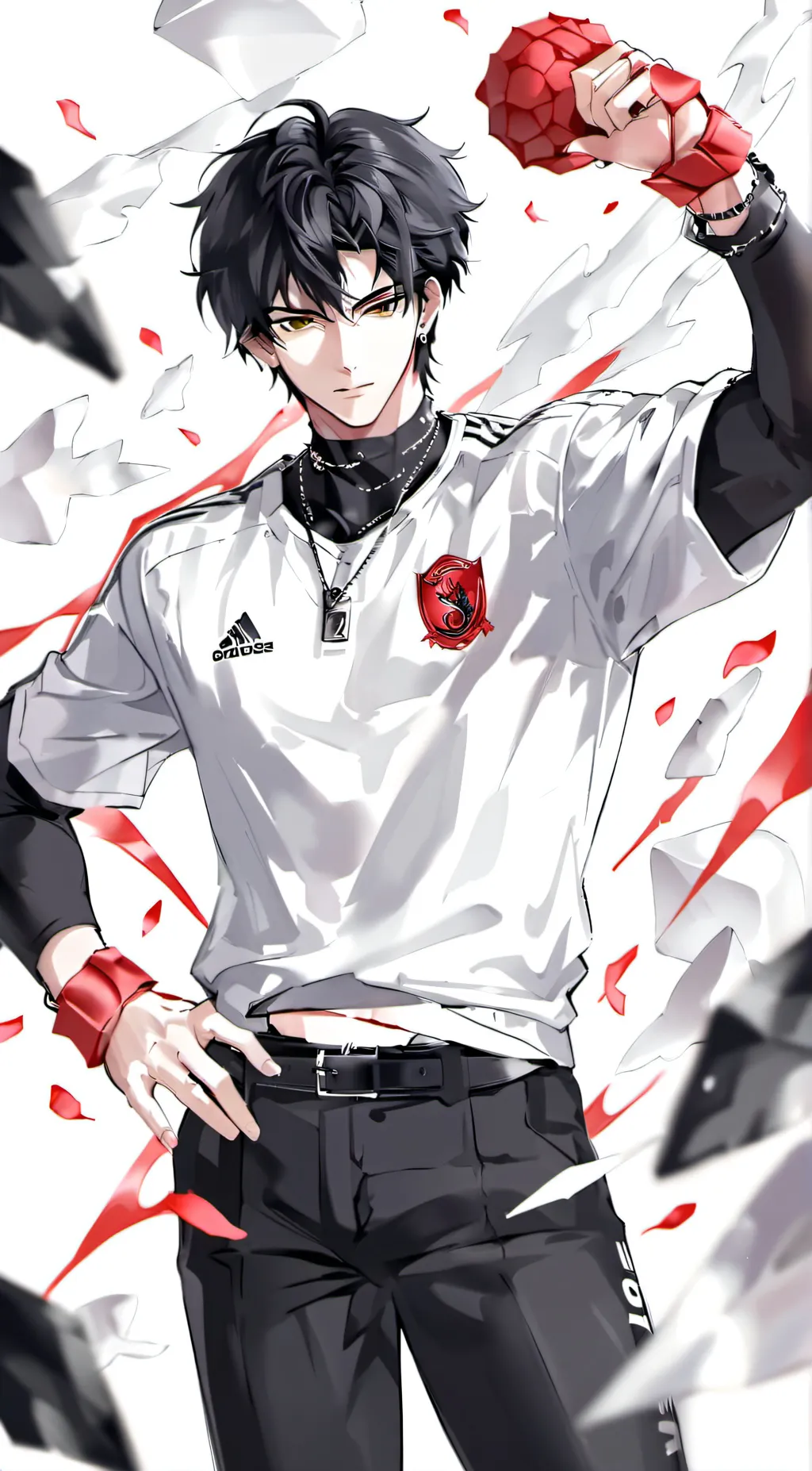 ai character: Jon Suki  background
