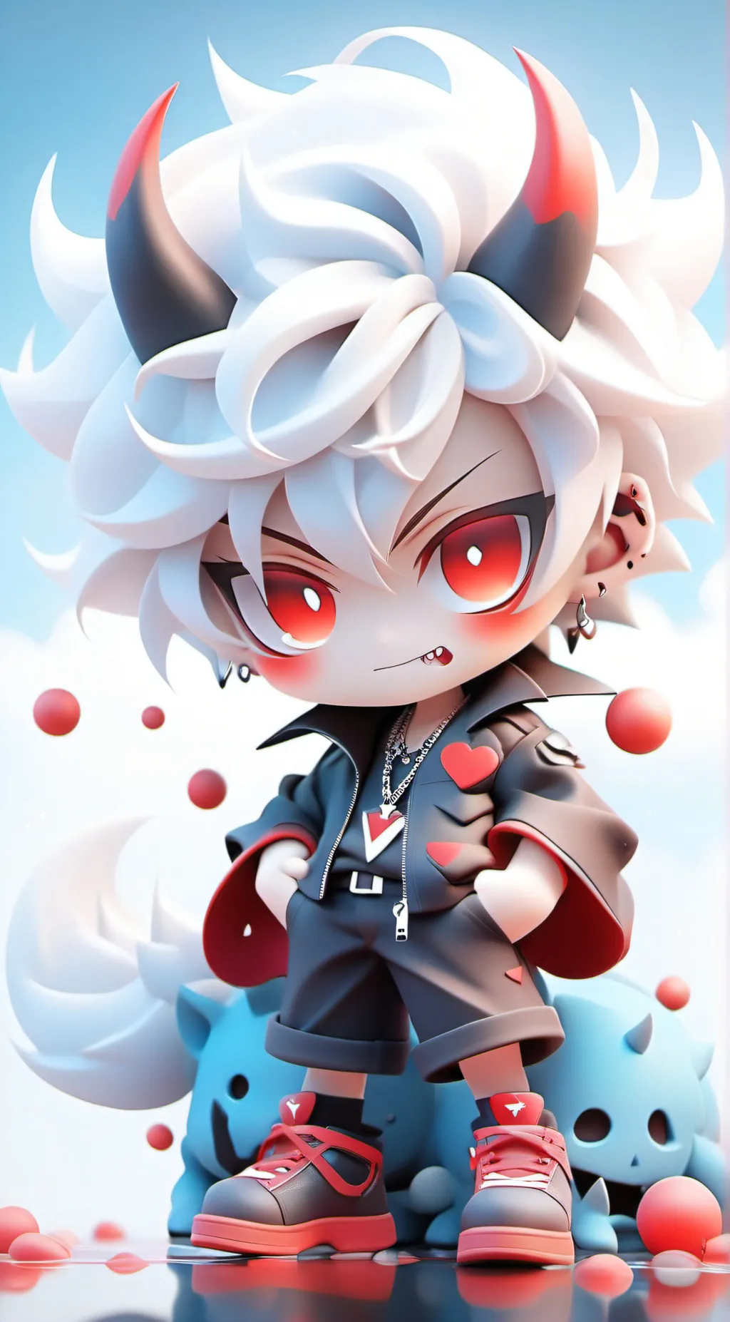 ai character: JAKYY POOKIE 💋🦄💘🔥 background