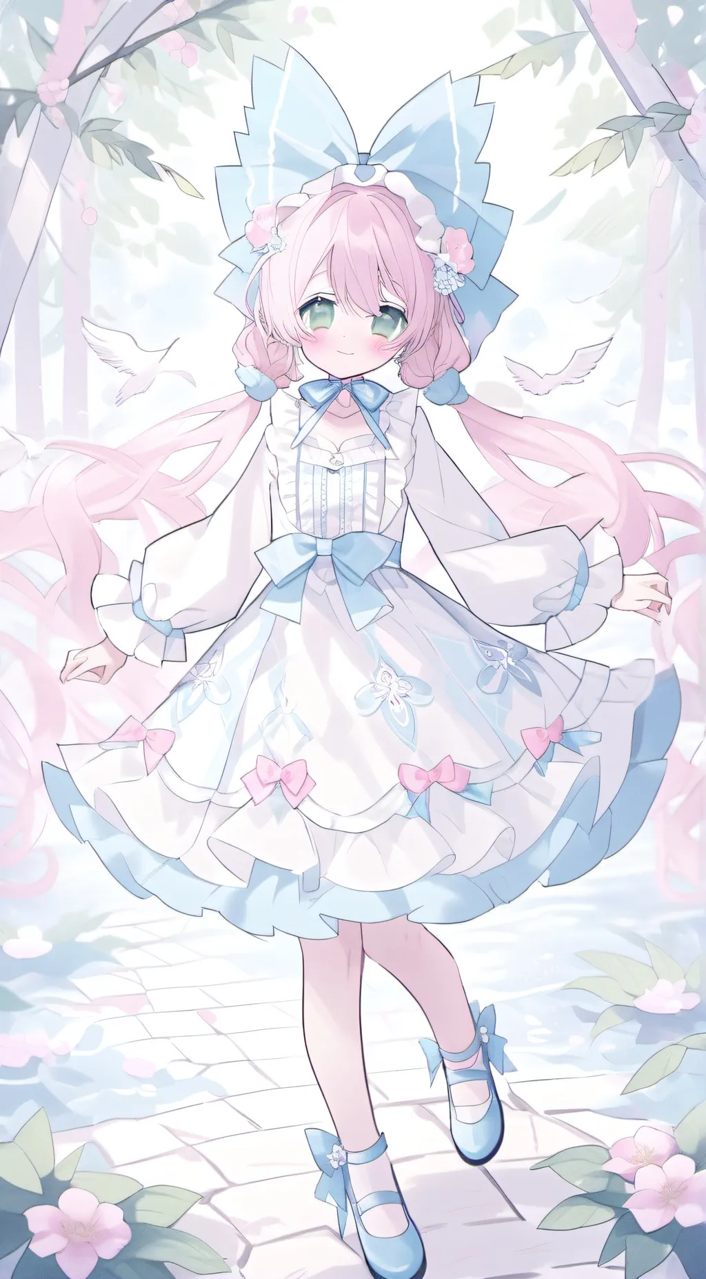 ai character: Marie  background