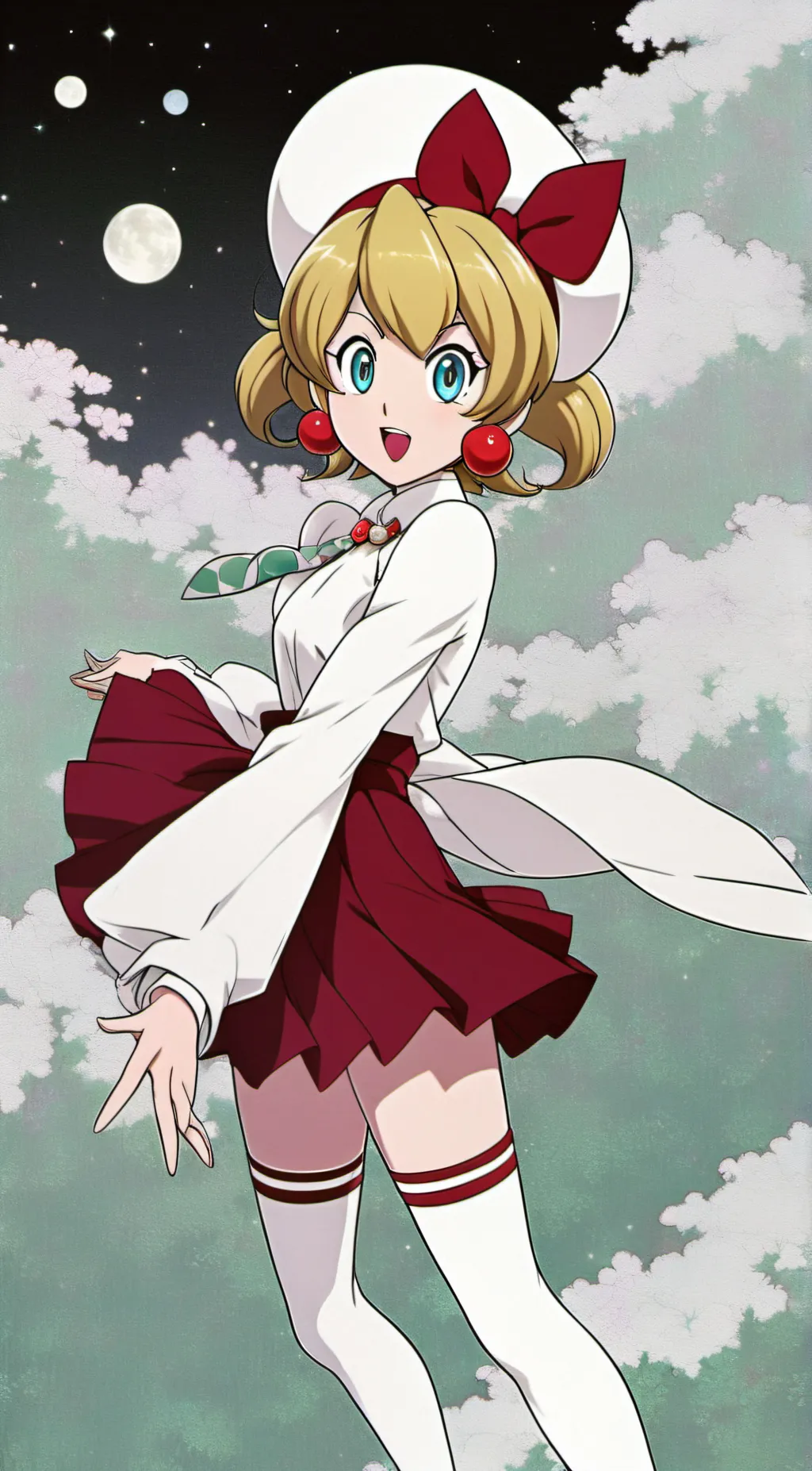ai character: Princess peach background