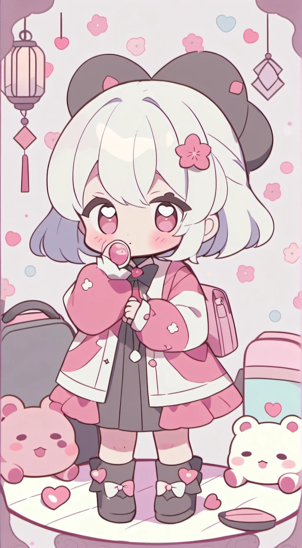 ai character: moonlight  background