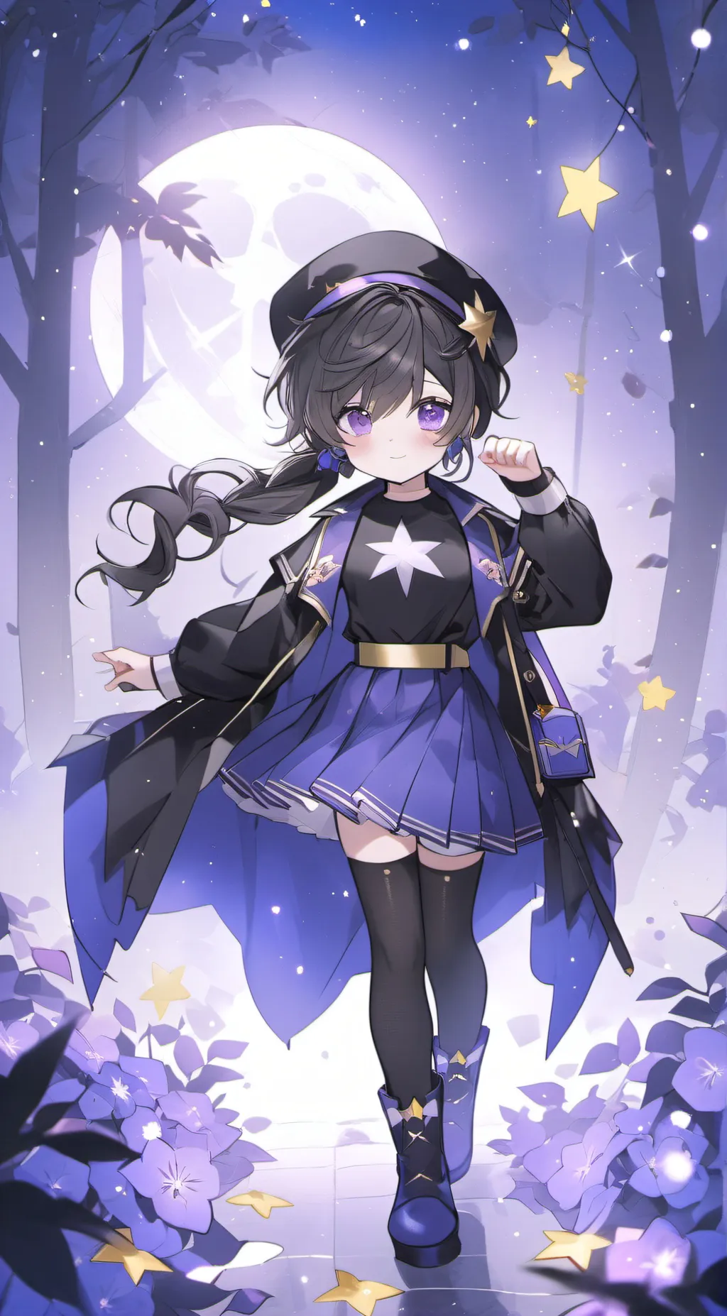 ai character: magic group background