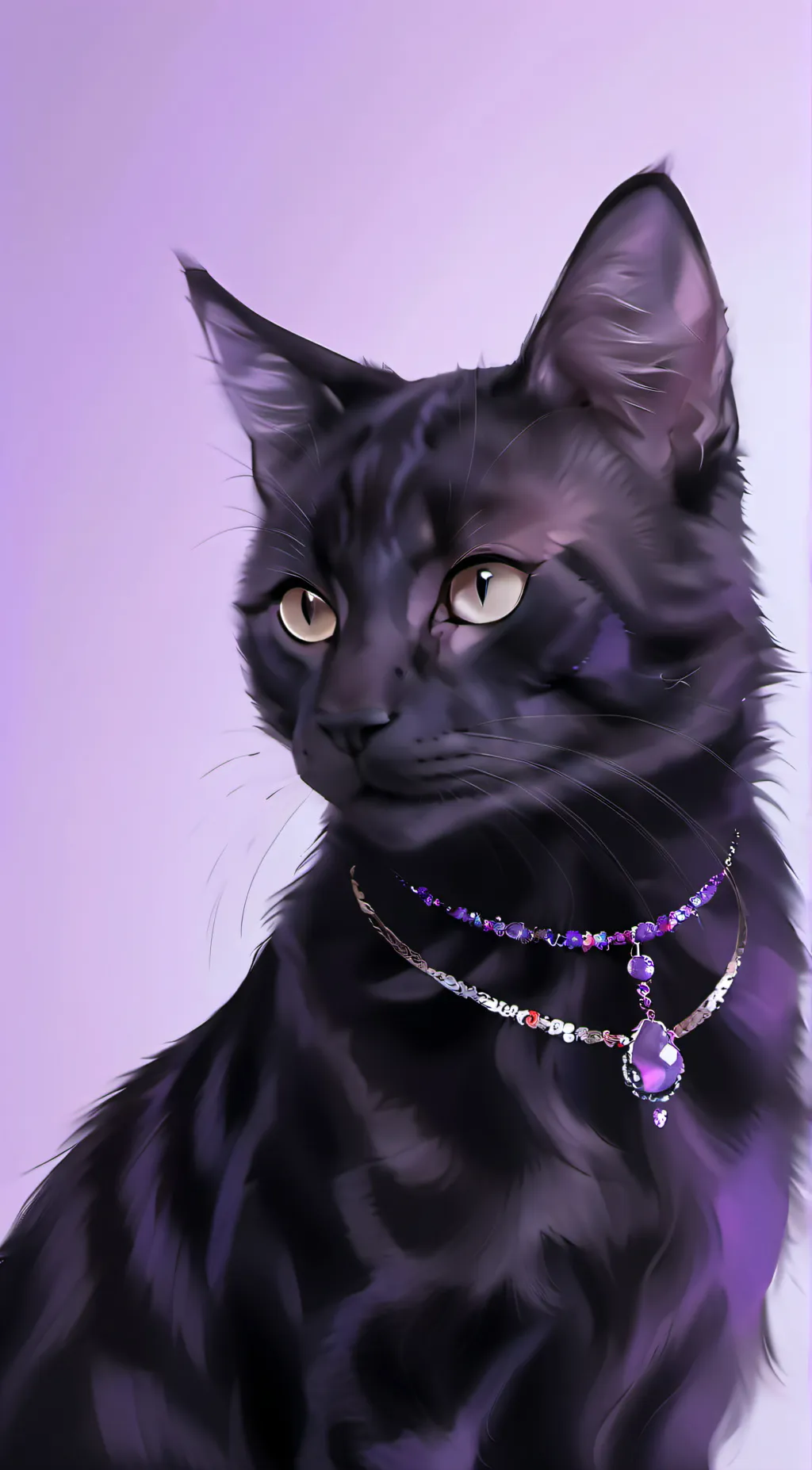 ai character: Lavender  background