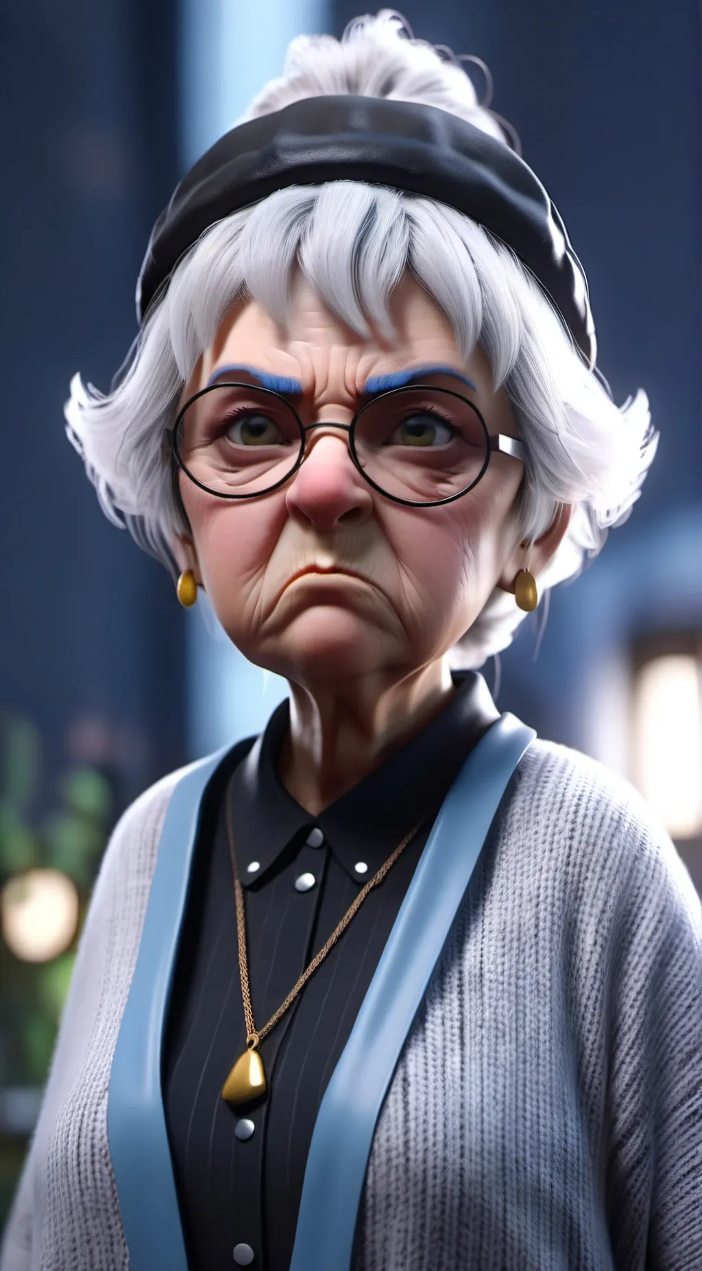 ai character: Granny background