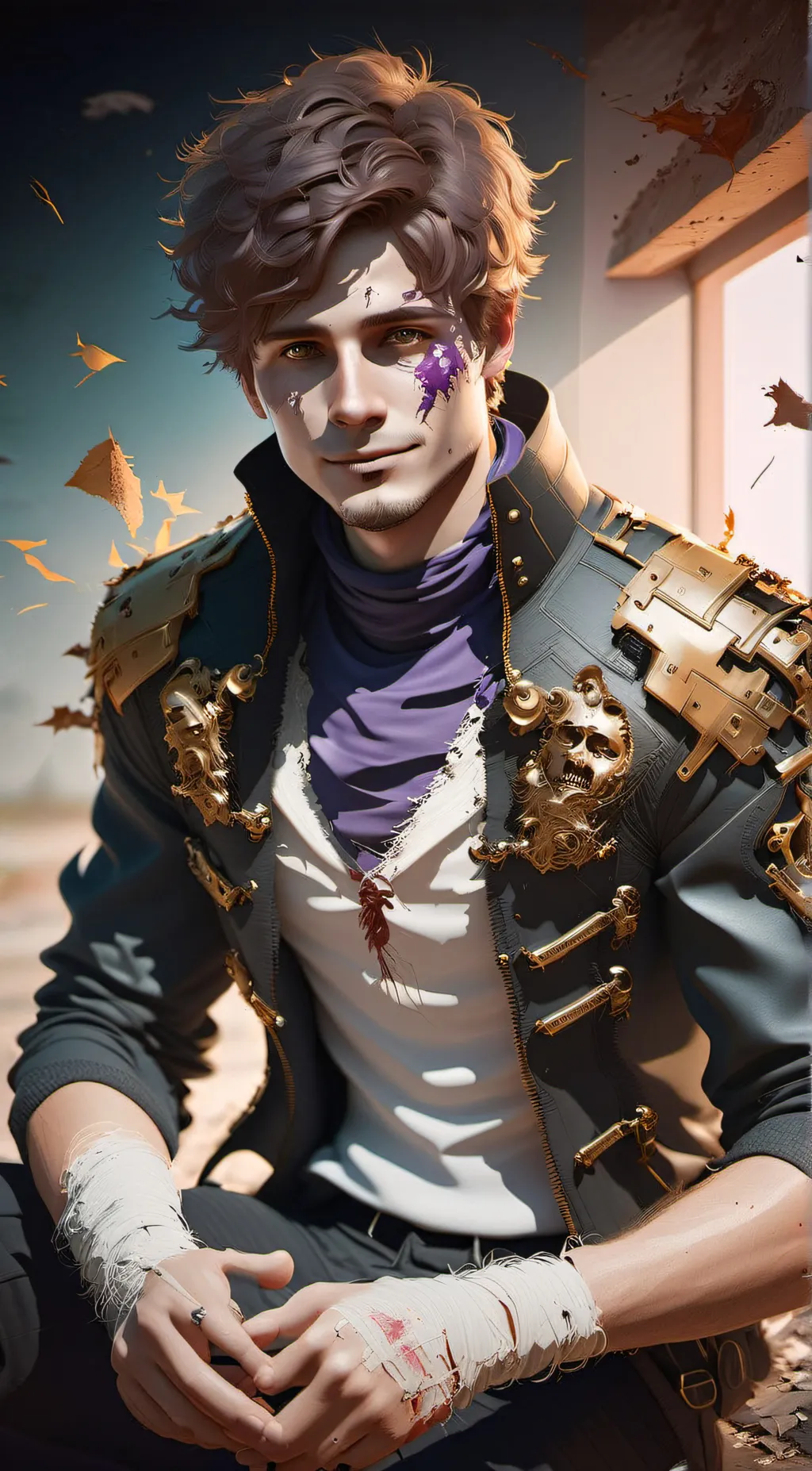 ai character: Michael afton background