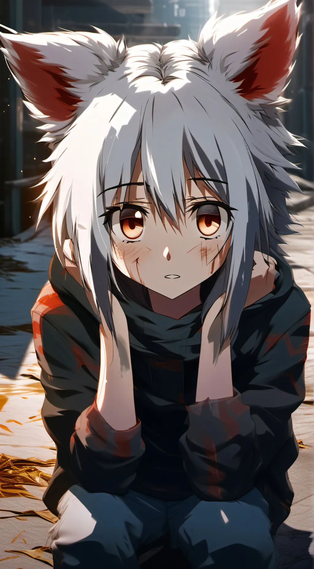 ai character: Ellie  background