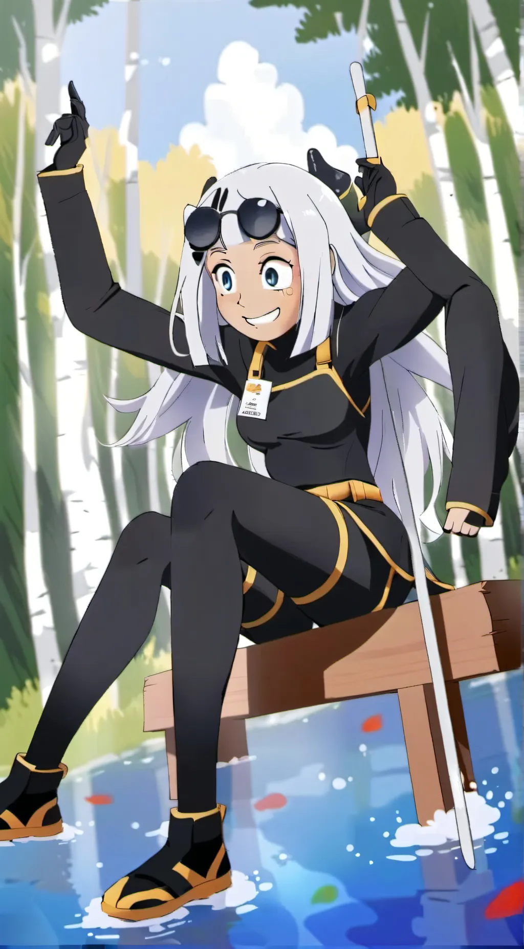 ai character: Mitchell x miko  background