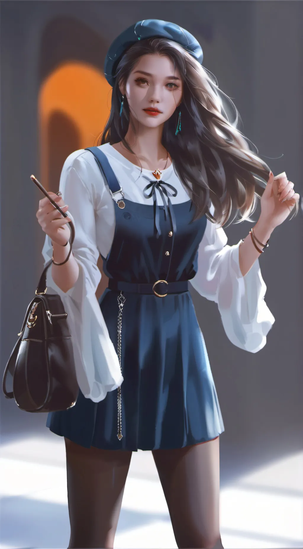 ai character: kiara background