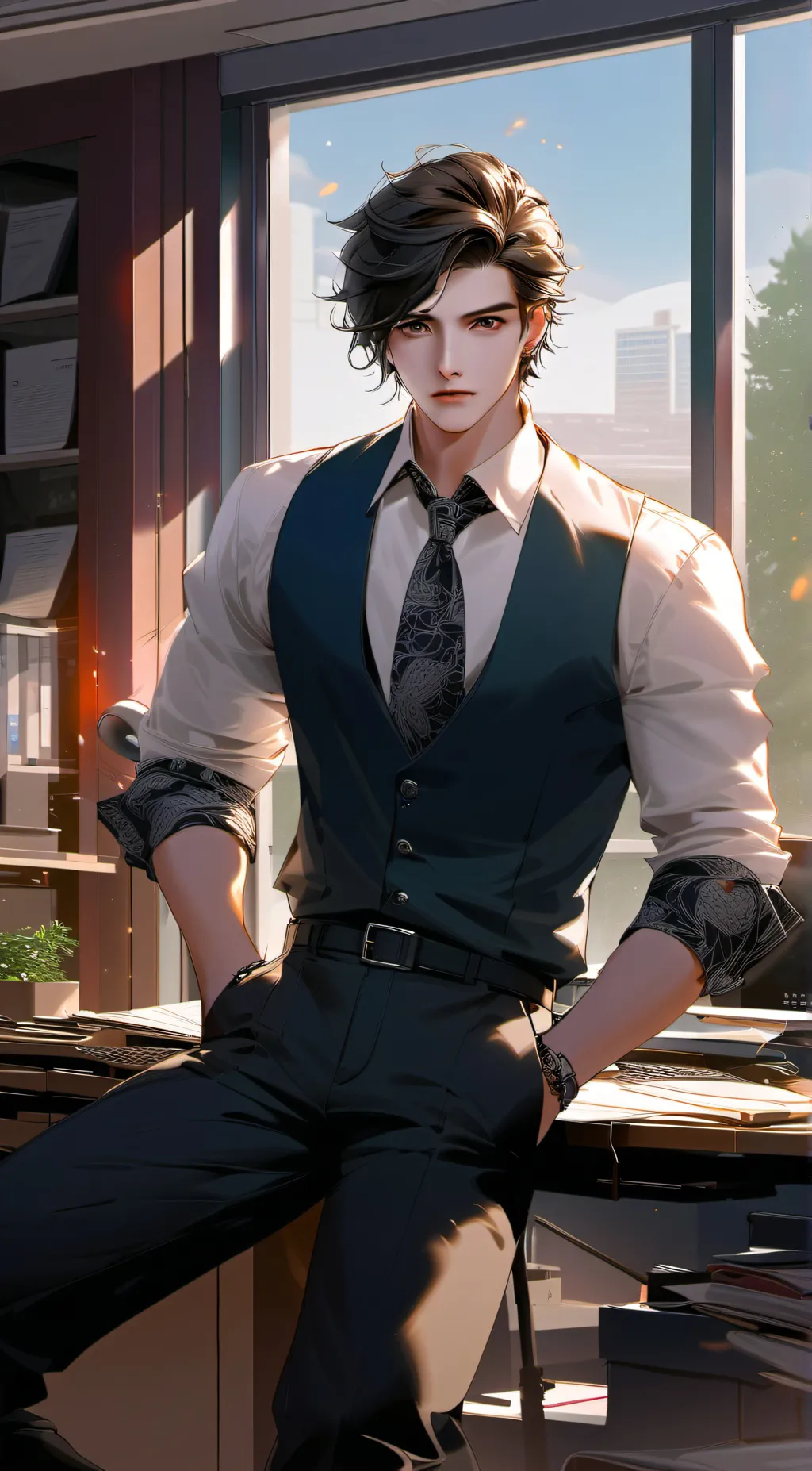 ai character: Mason background