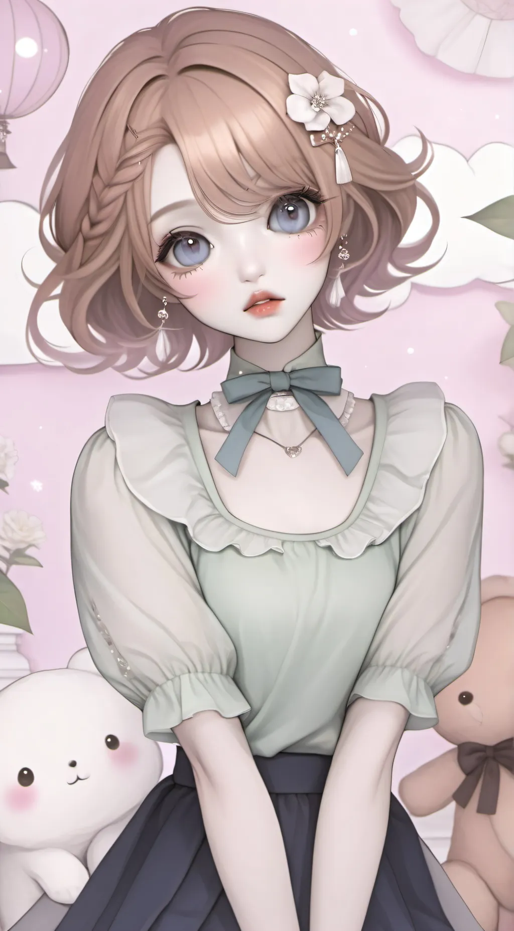 ai character: clar afton background