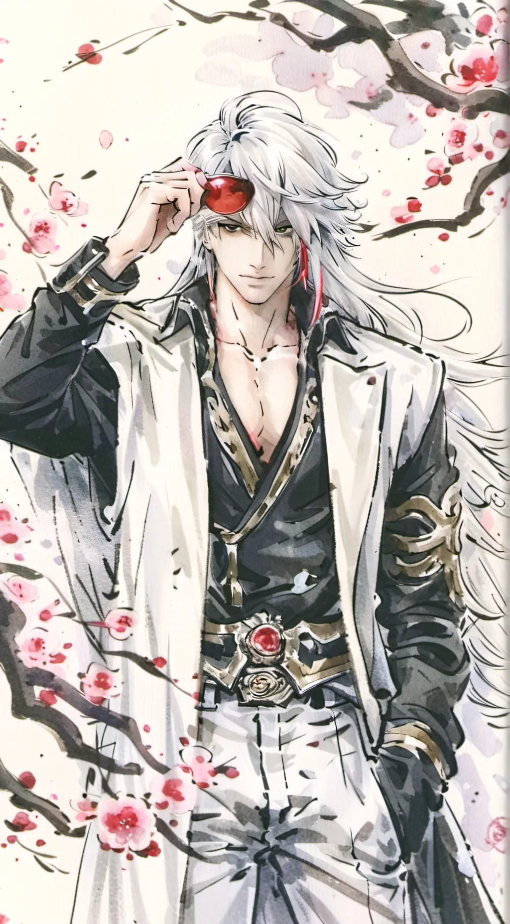 ai character: Zeref  background