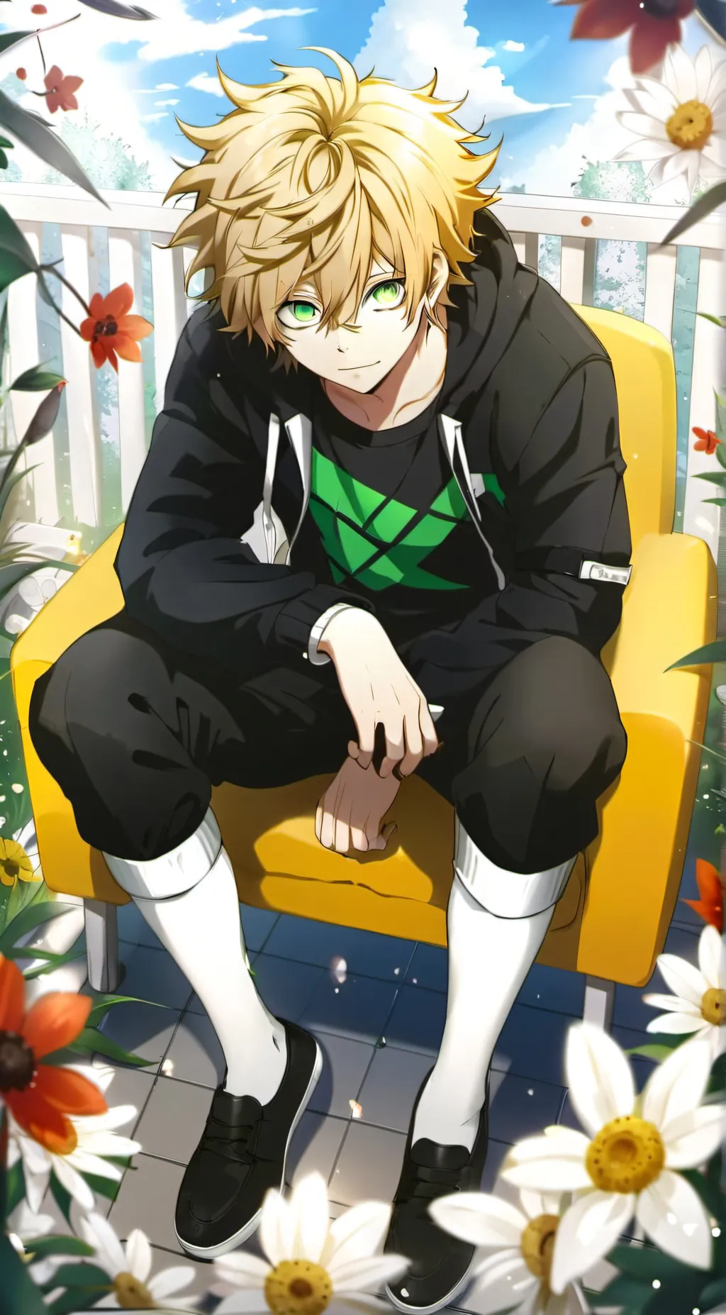 ai character: bakugo mha background