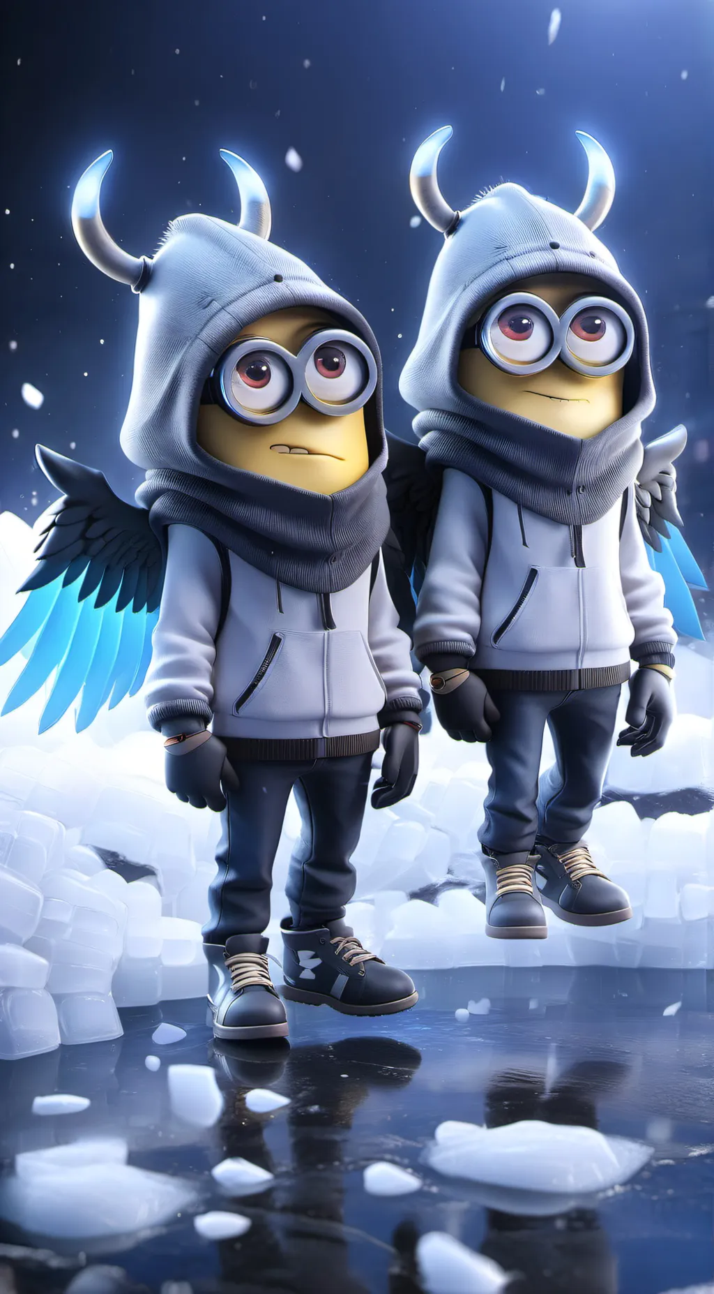 ai character: The horned minions background